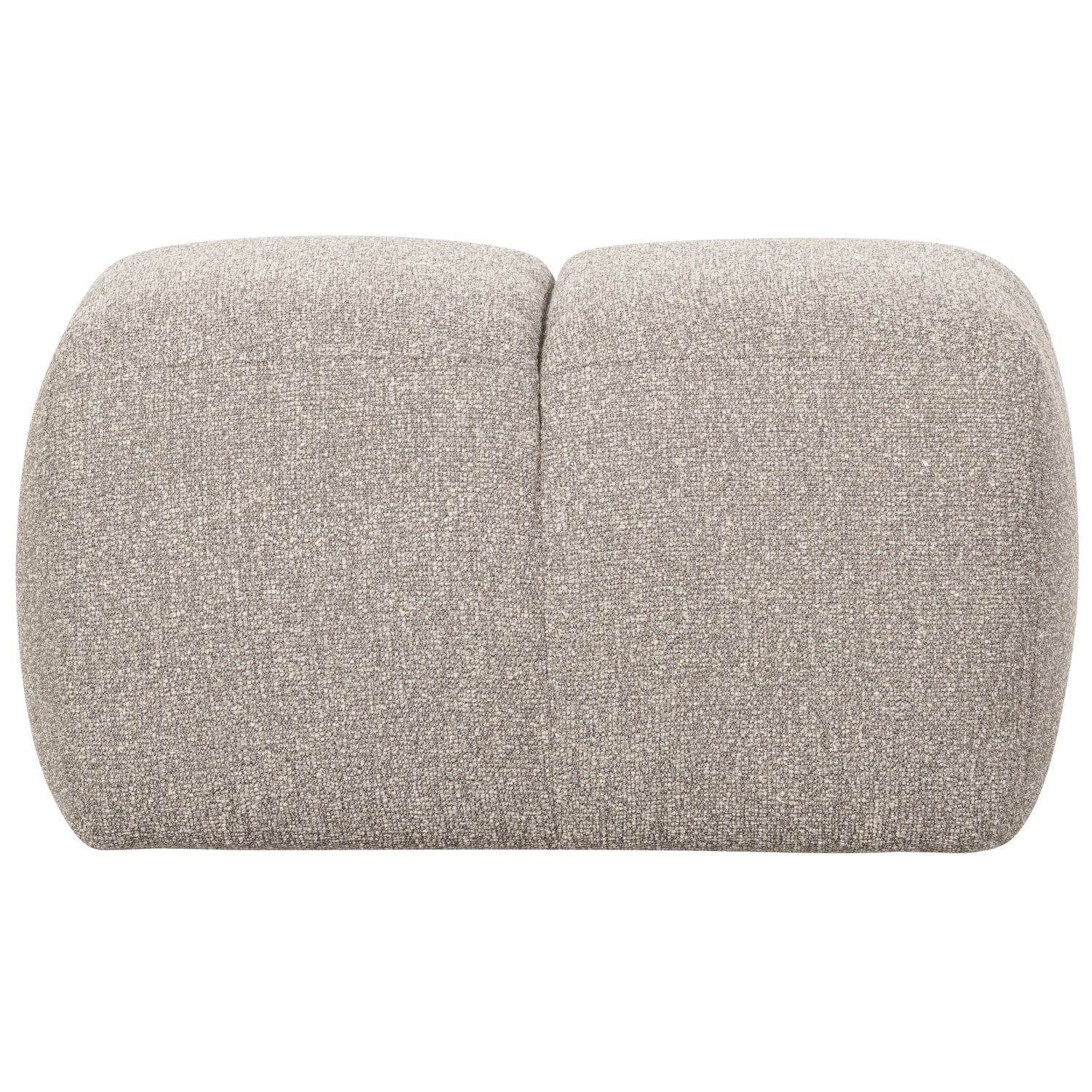 MOJO pouf in beige mélange bouclé