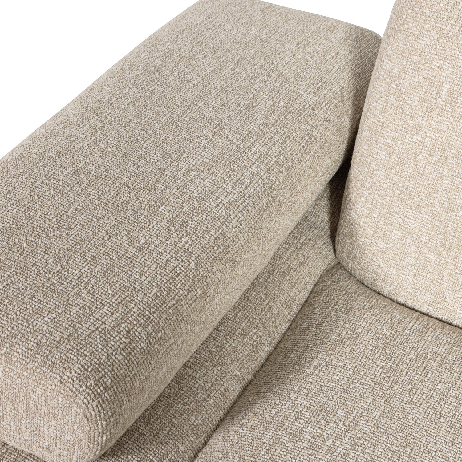 MOJO modular sofa - left element beige mélange bouclé