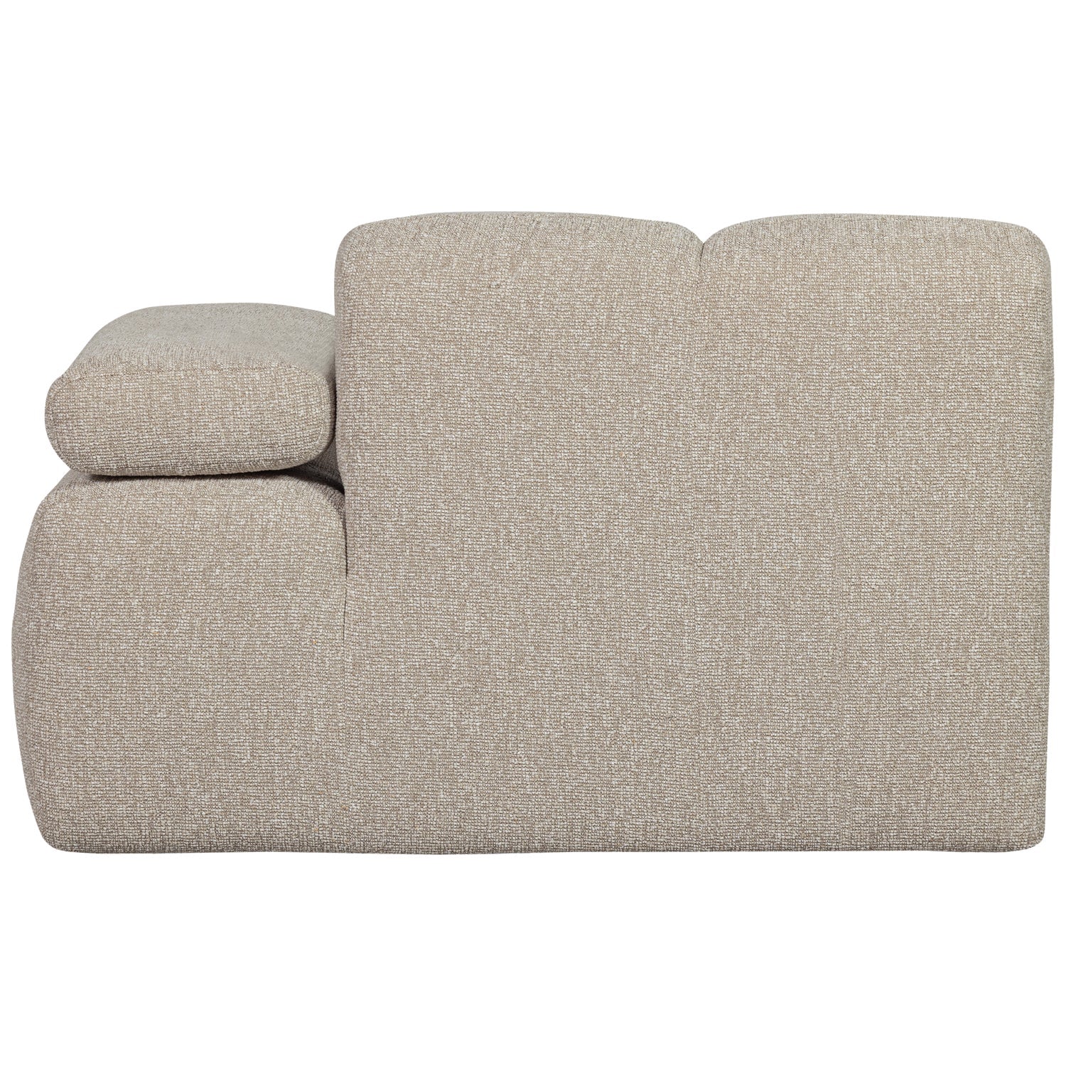 MOJO modular sofa - right-side element beige mélange bouclé