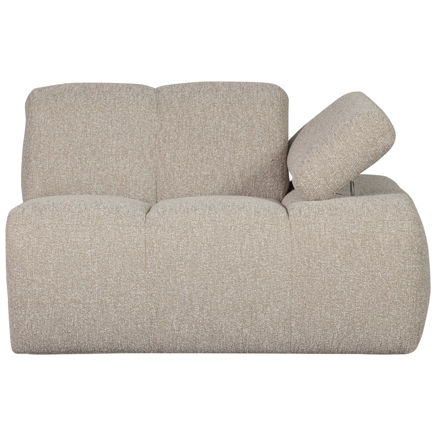 MOJO modular sofa - right-side element beige mélange bouclé