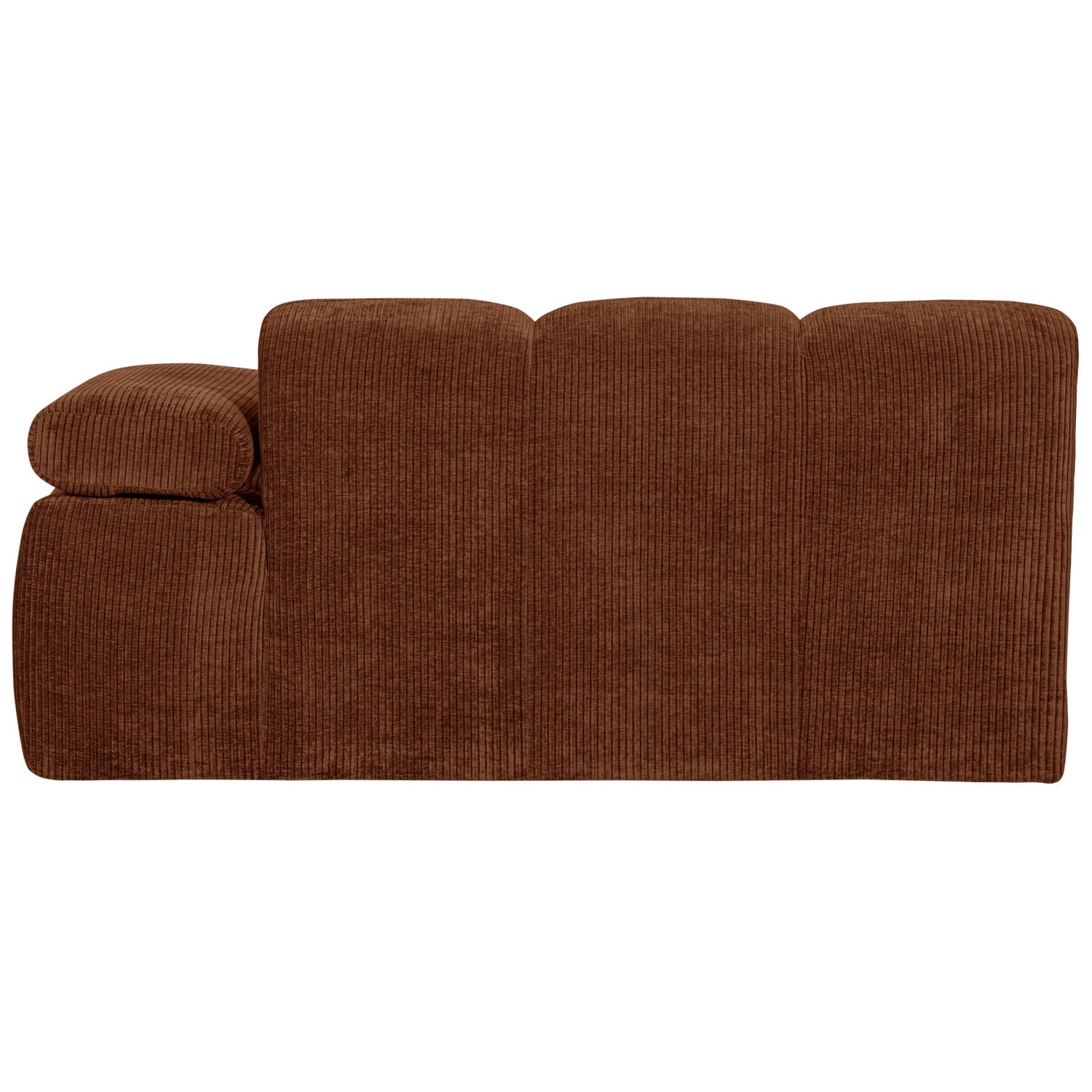 MOJO modular sofa - 1.5-seater right-hand brown corduroy element