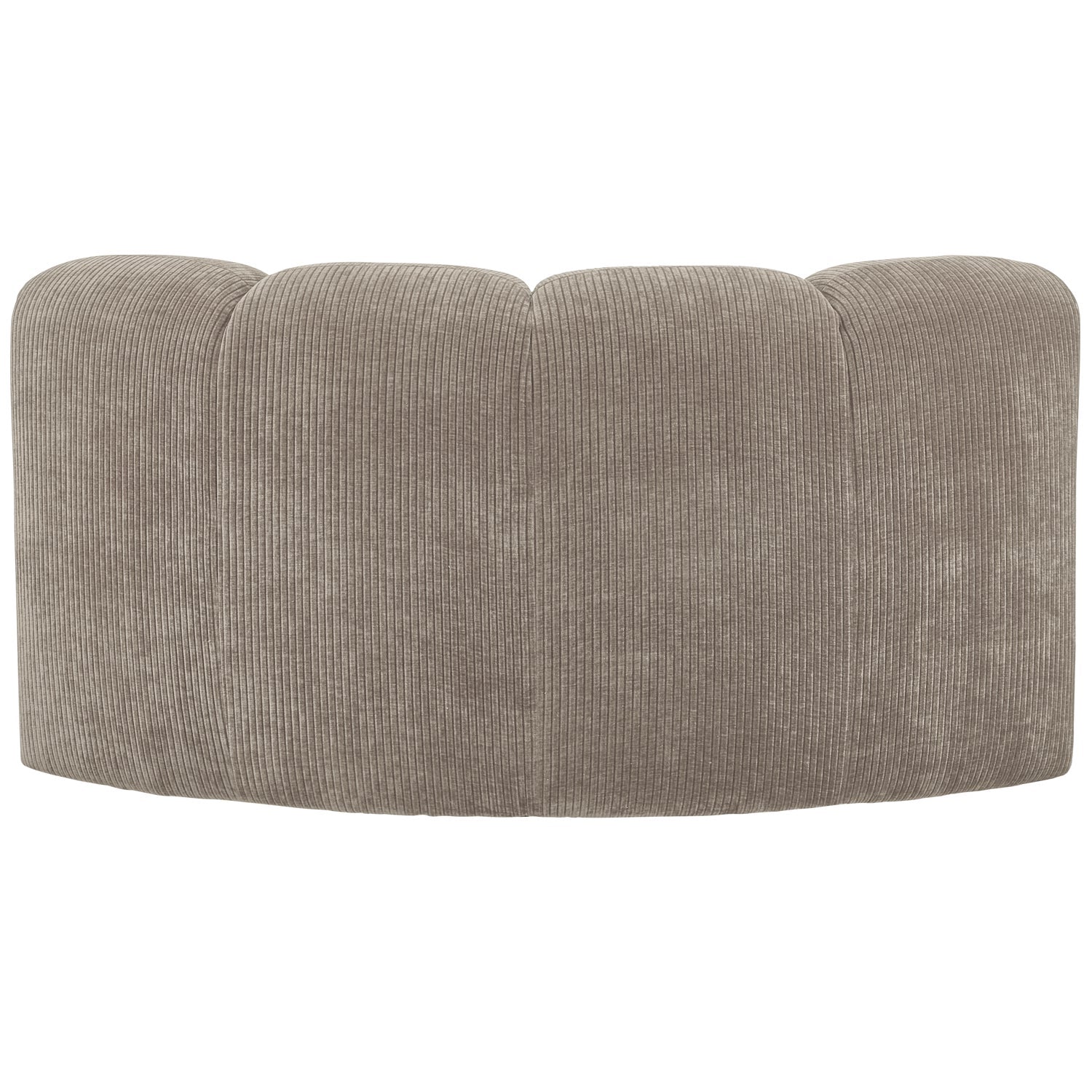 Modulares Sofa MOJO - Eckelement in dunkelbeigem Cord