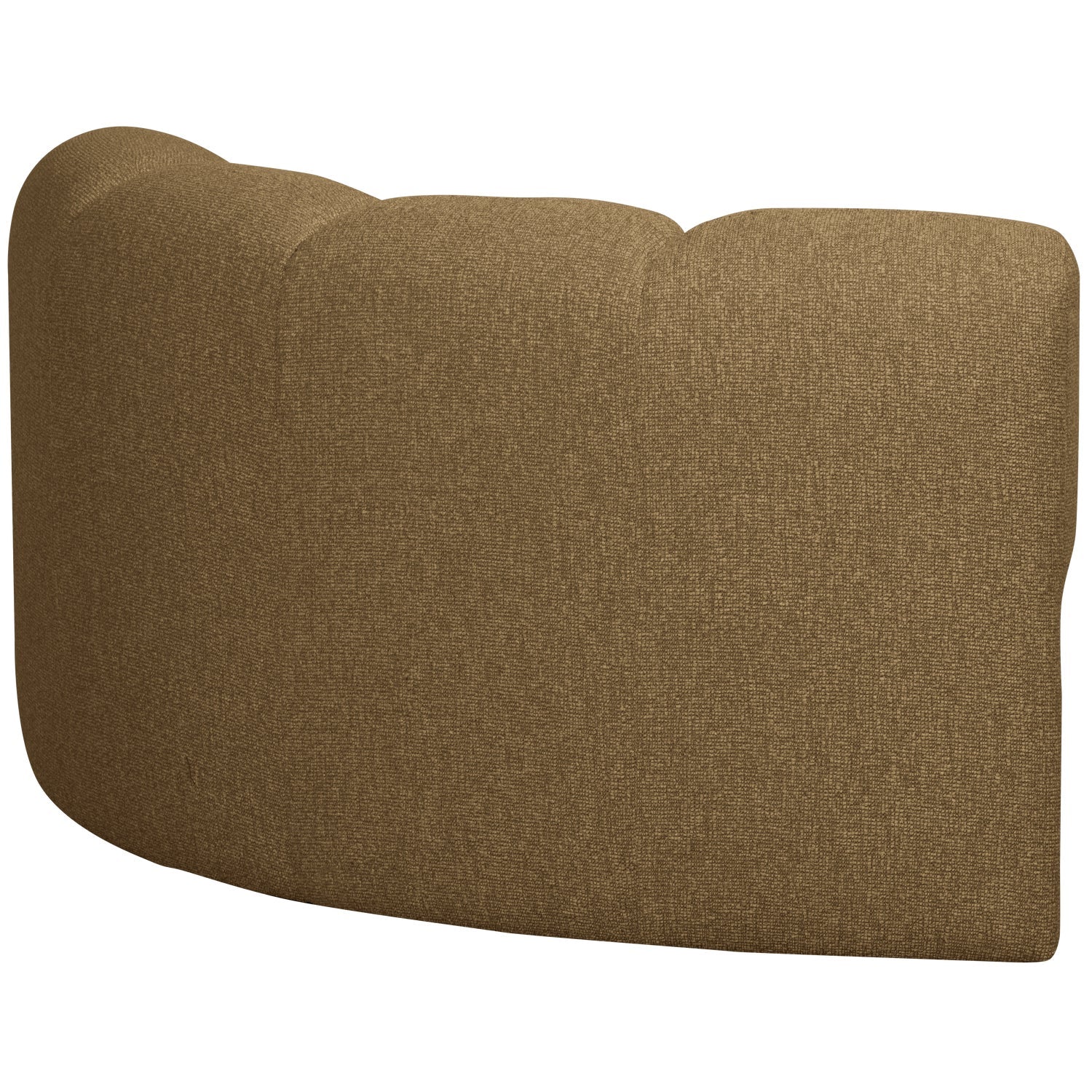 MOJO modular sofa - dark honey bouclé corner element