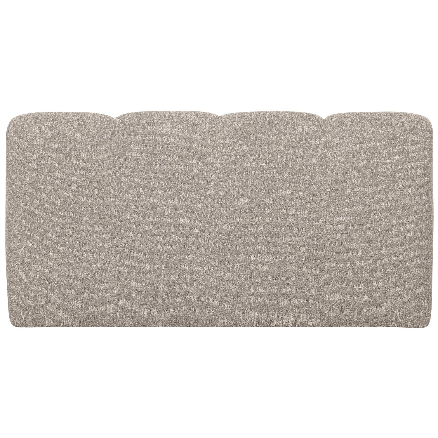 Modulares Sofa MOJO - 3-sitziges Element in beigem Melange Bouclé