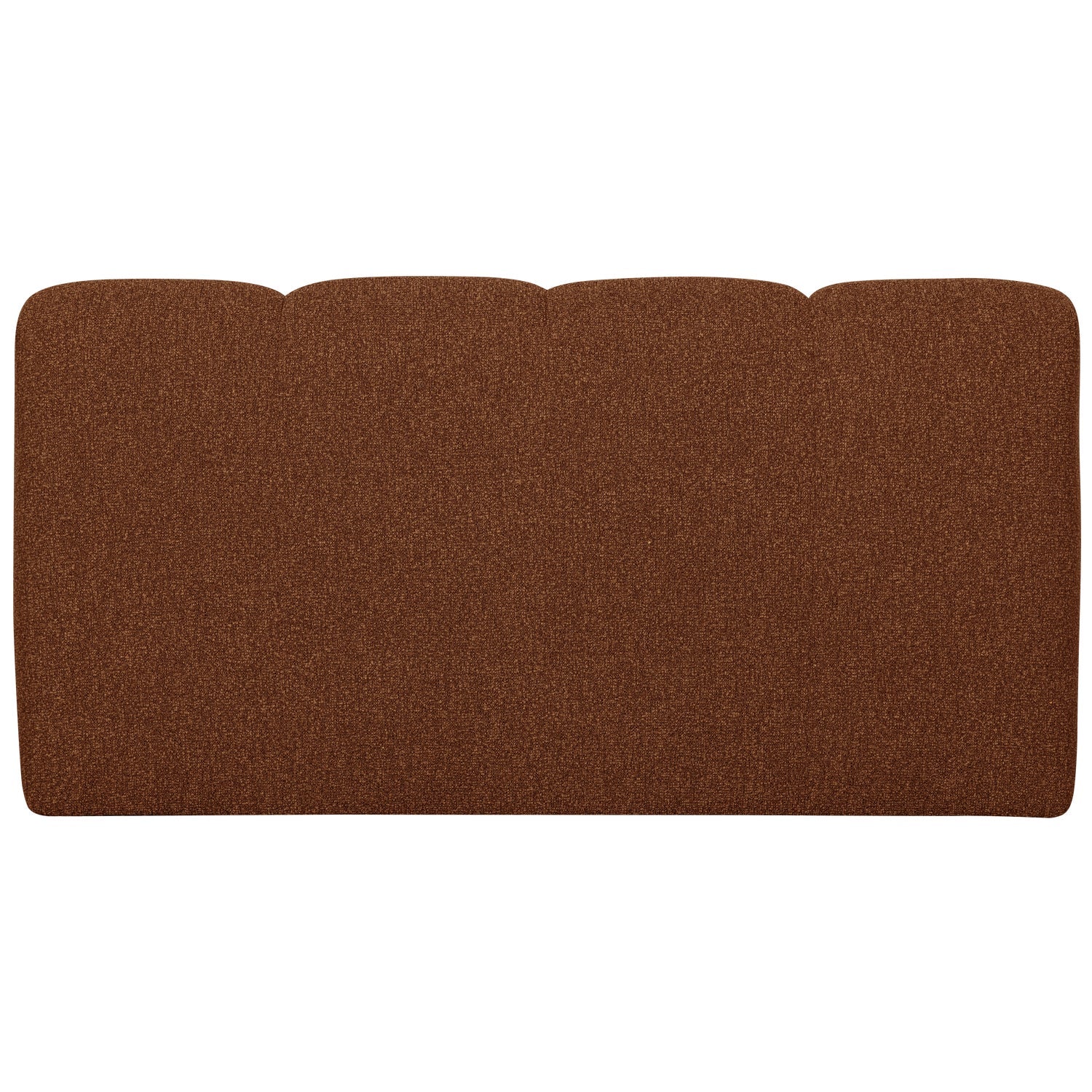 Modulares Sofa MOJO - 3-sitziges Element in braunem Bouclé