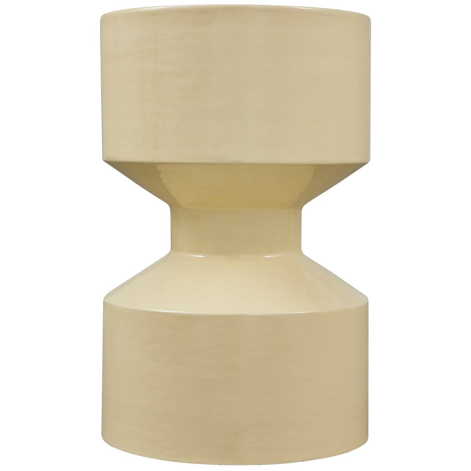 HIDDE side table in light yellow