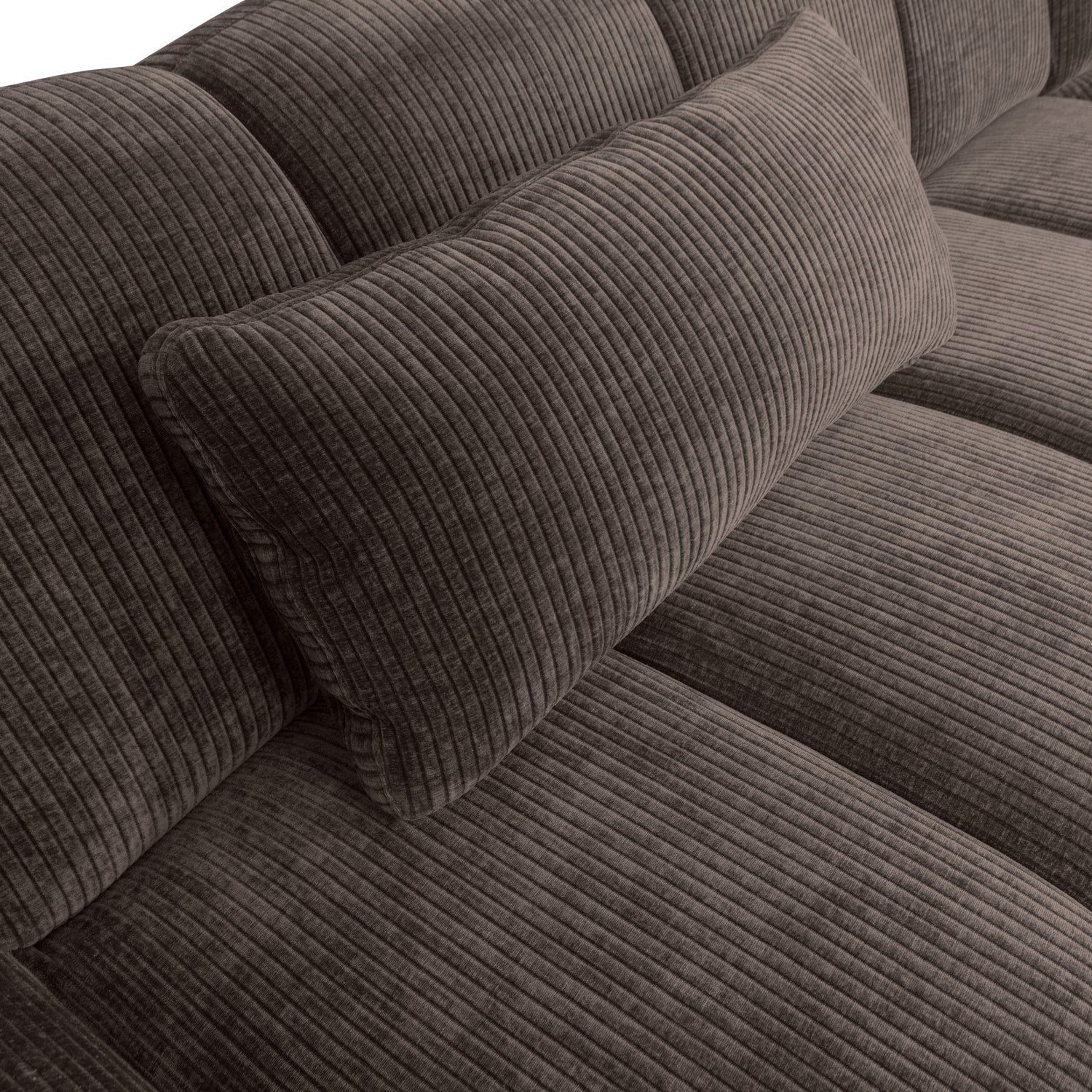 MOJO cushion in dark brown corduroy