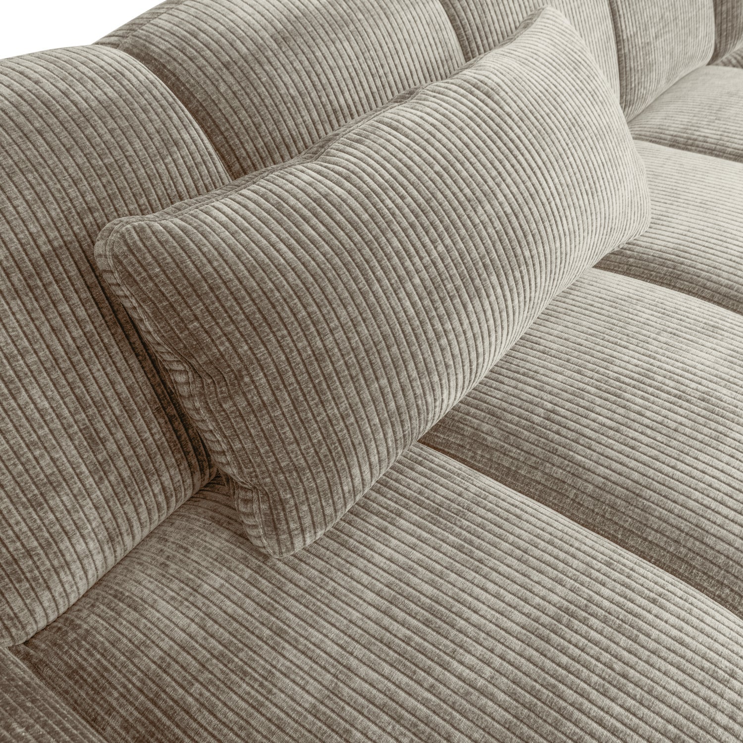 Kissen MOJO dunkelsandfarbiger Cord