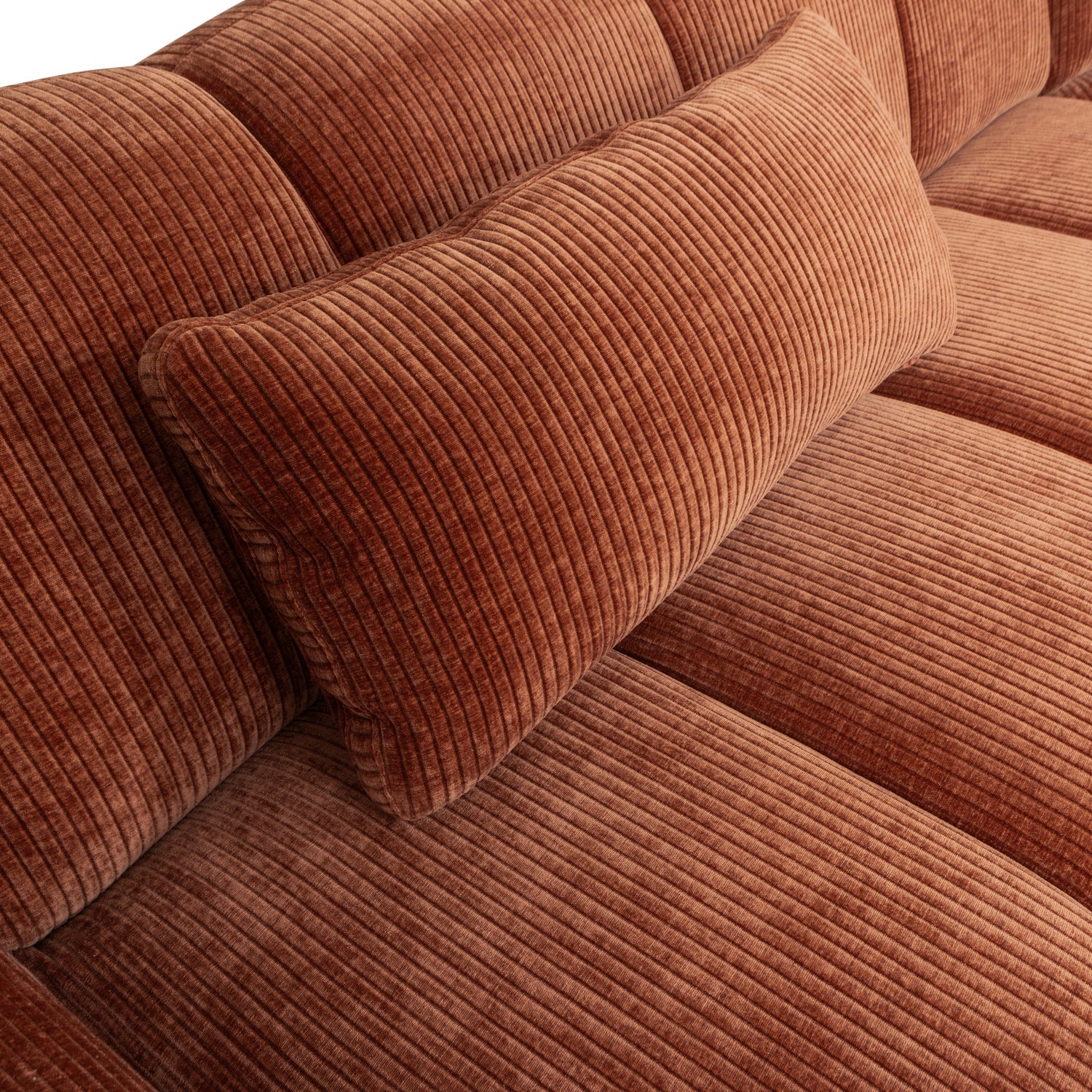 Kissen MOJO braunes Cord