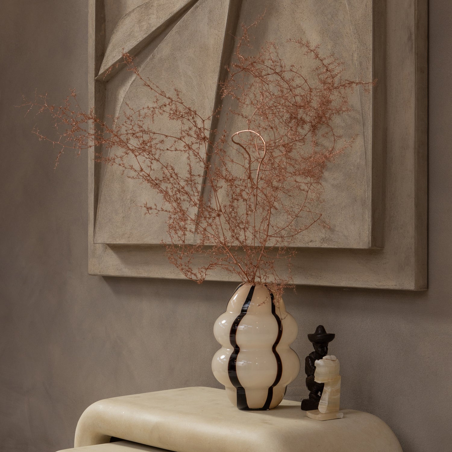 Vase KENCY beige
