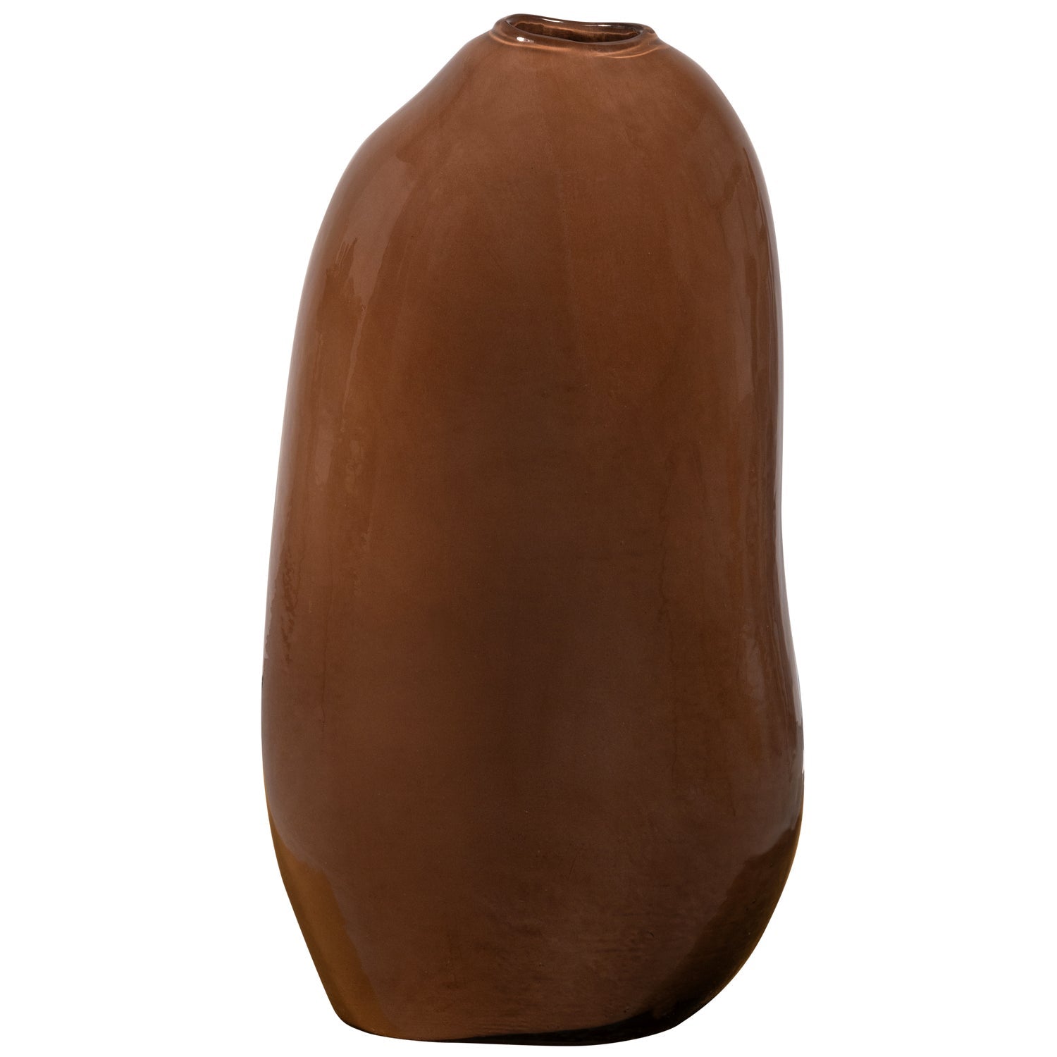 SAHIL vase brown glass