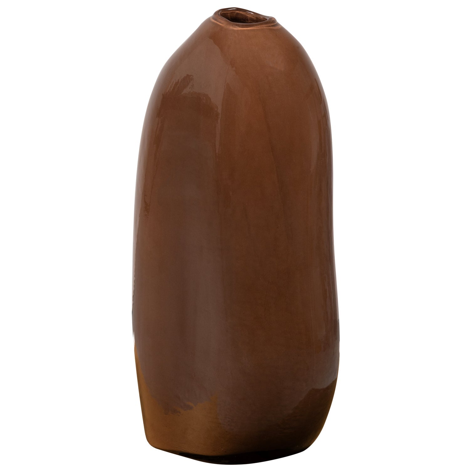 SAHIL vase brown glass