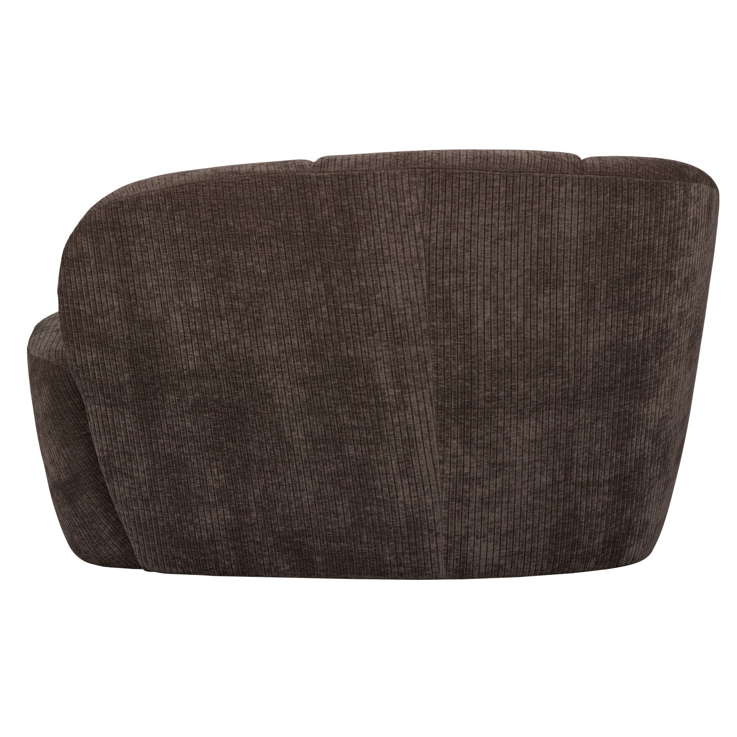 Zweisitzersofa MOJO aus dunkelbraunem Cord