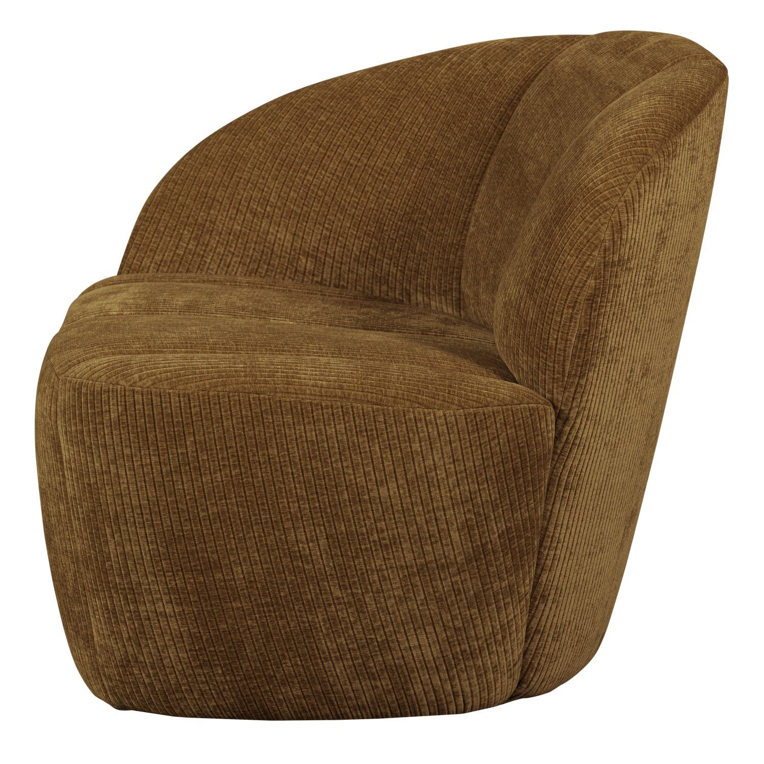 Zweisitzer-Sofa MOJO in dunklem Honigcord