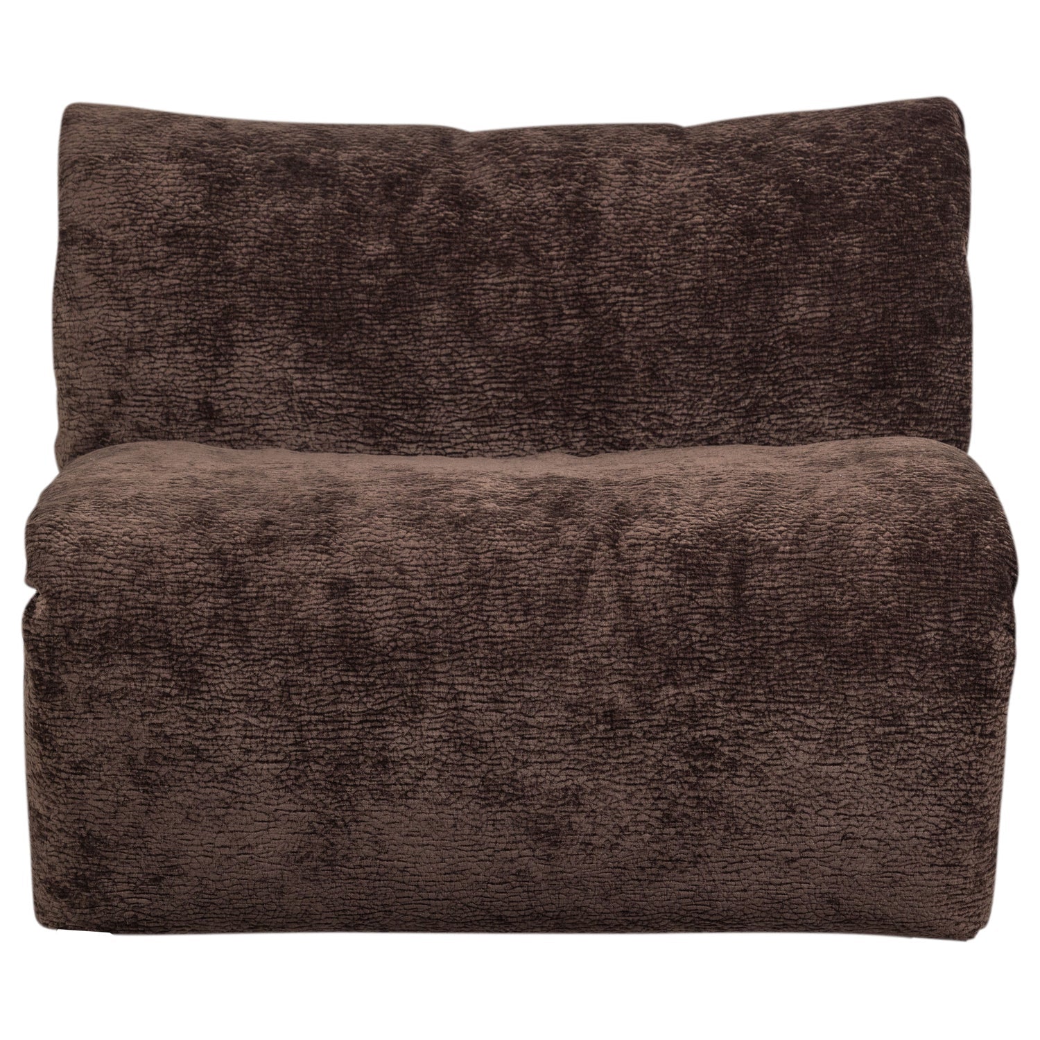 Modulsofa BAGGY - Element dunkelbraunes Chenille