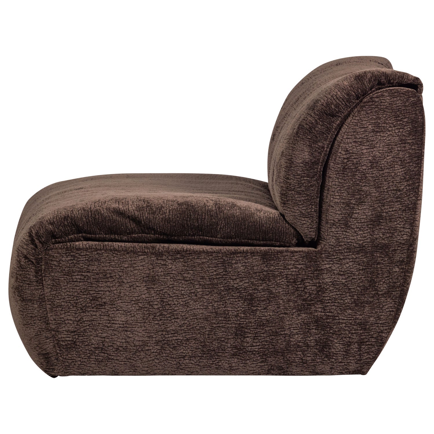 Modulsofa BAGGY - Element dunkelbraunes Chenille