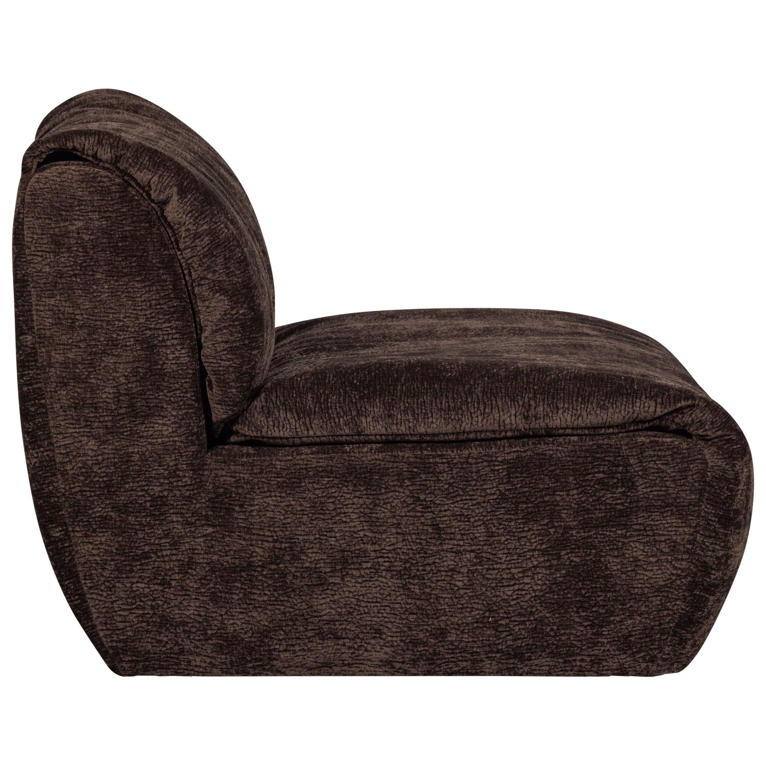 Modulsofa BAGGY - Element dunkelbraunes Chenille
