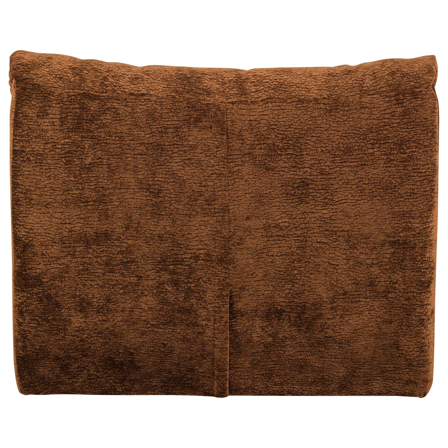 Modulsofa BAGGY - braunes Chenille-Element