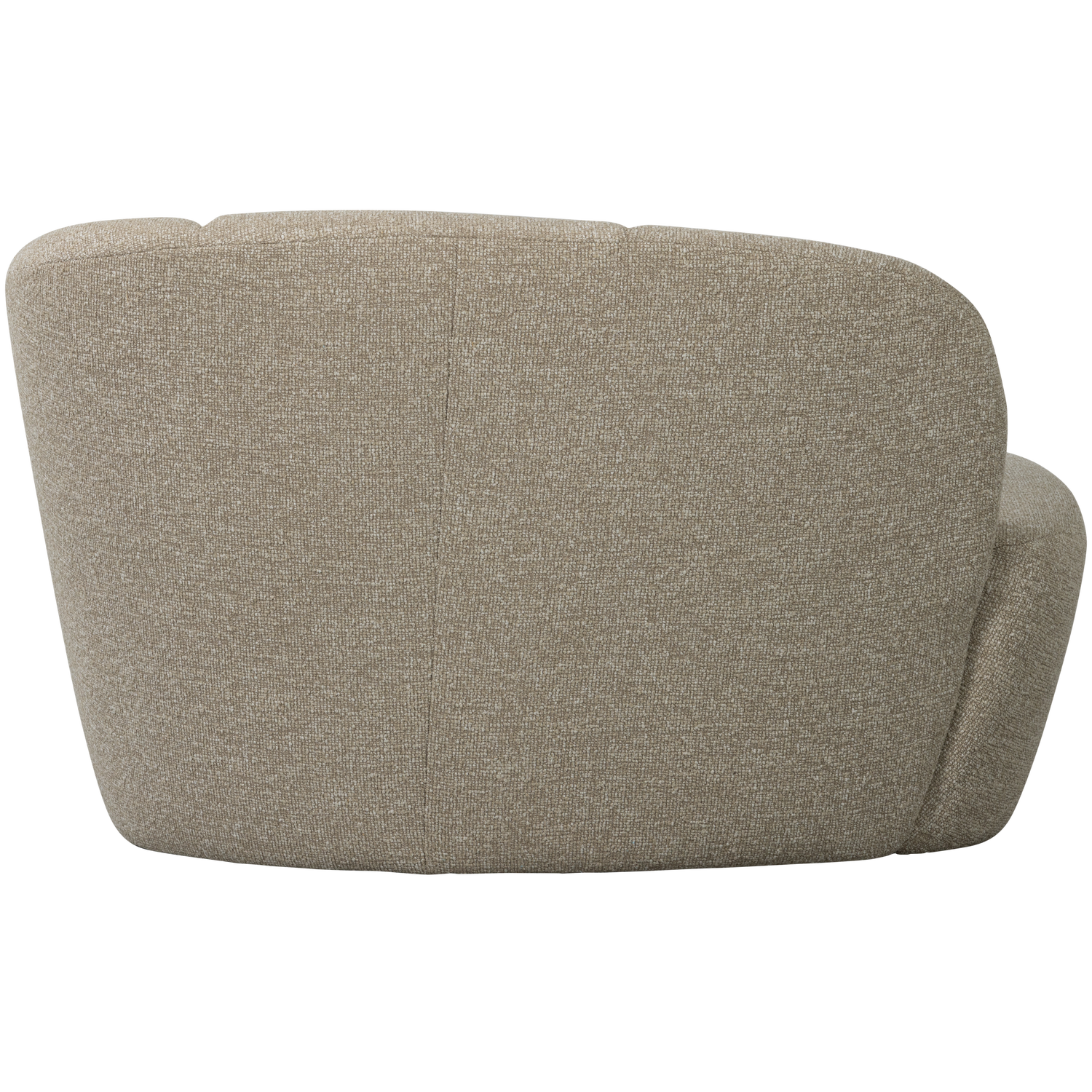 Right-facing 2-seater Sofa MOJO sand mélange boucle