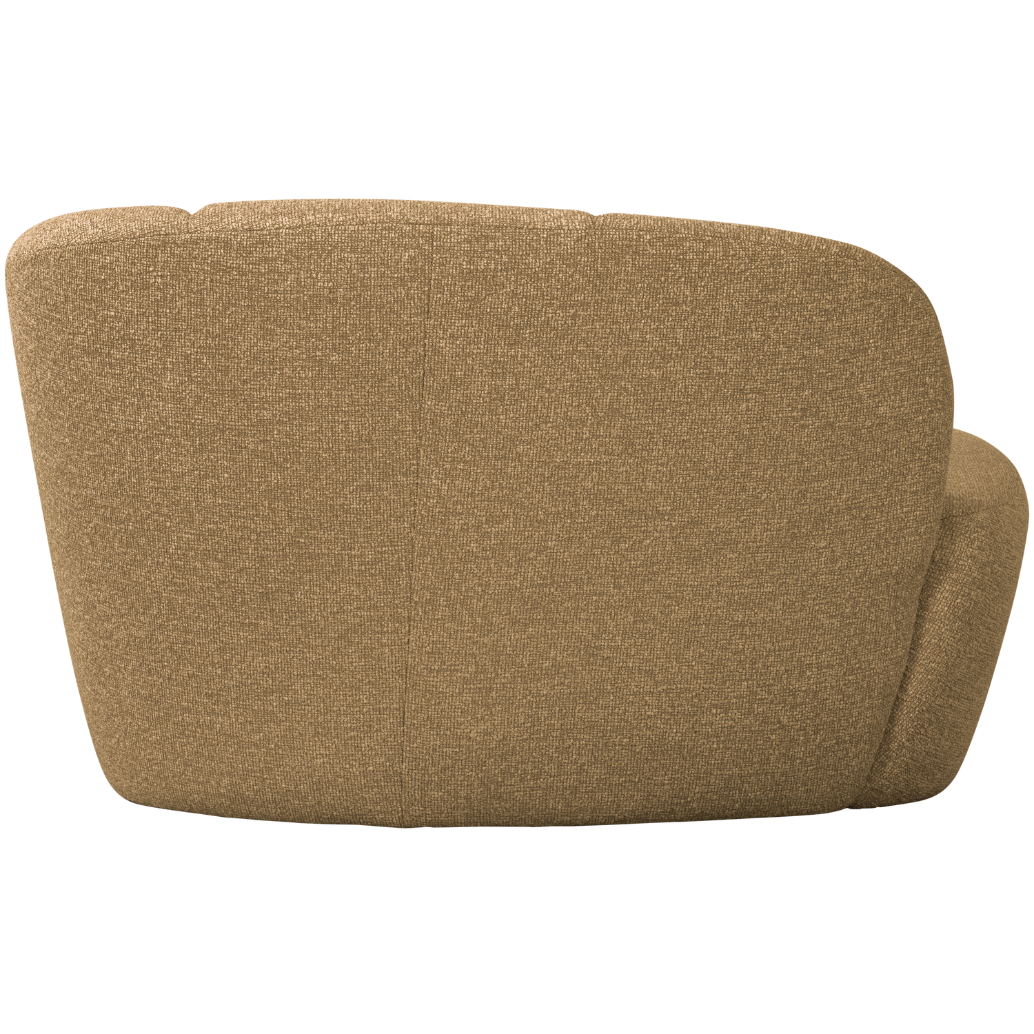 Right-facing 2-seater Sofa MOJO honey mélange boucle