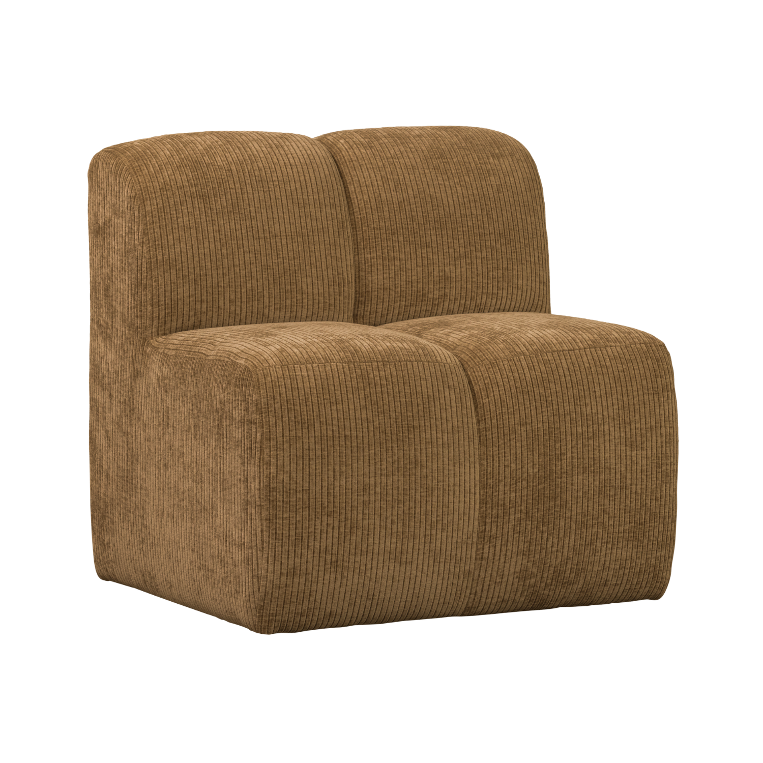 Armchair / MOJO BENCH module honey corduroy