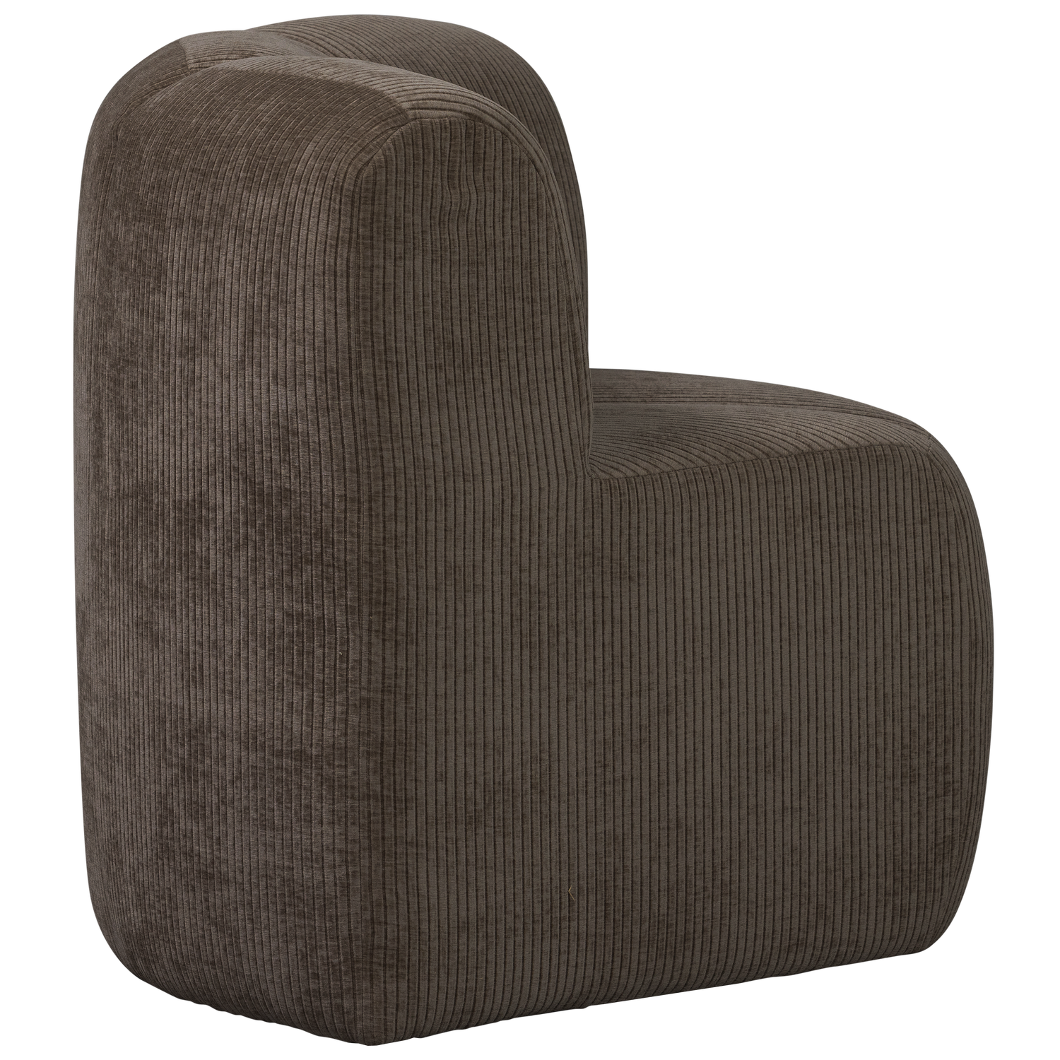 MOJO BENCH Modular Sofa - Brown Corduroy Corner Element