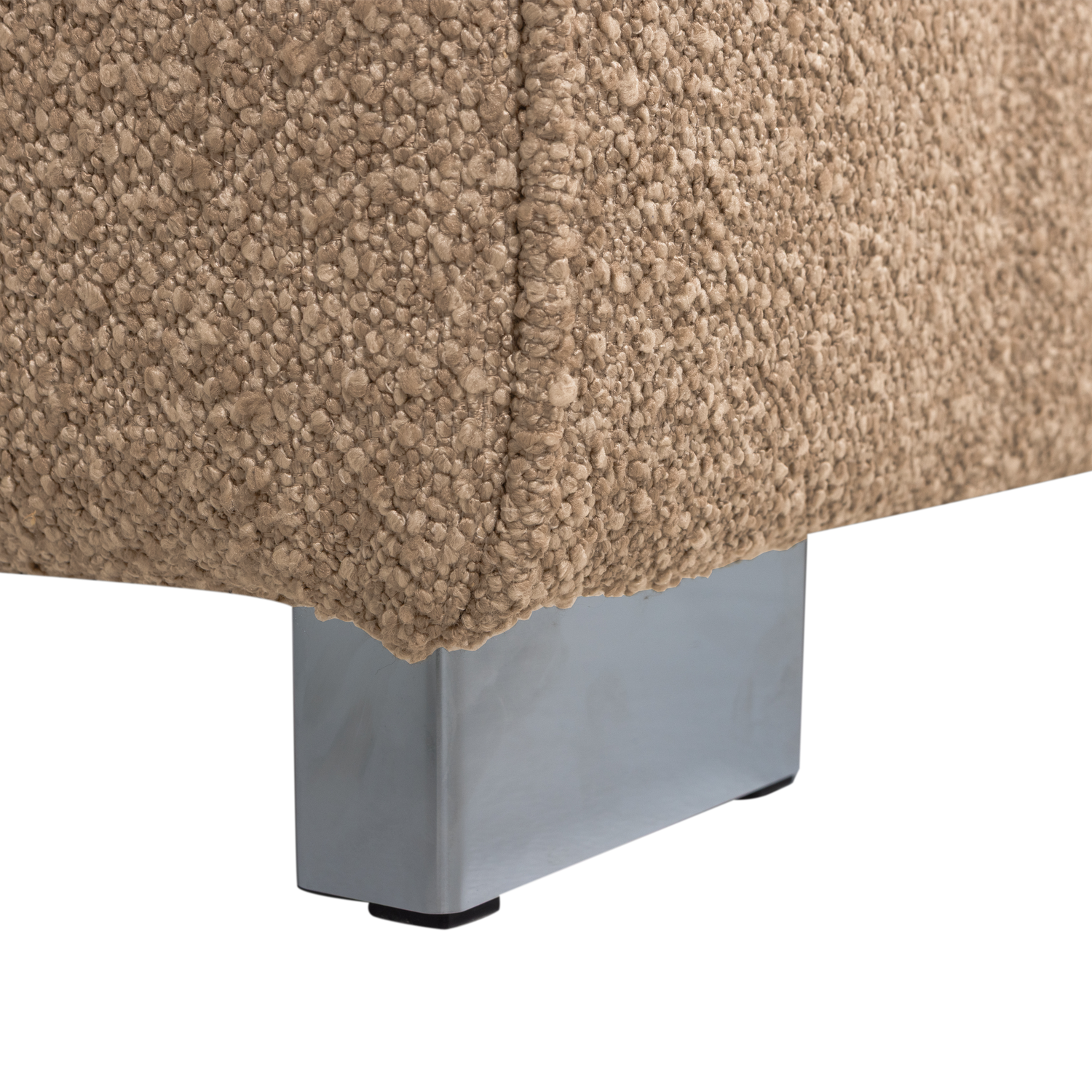 Lazy Armchair / Module in Brown Boucle