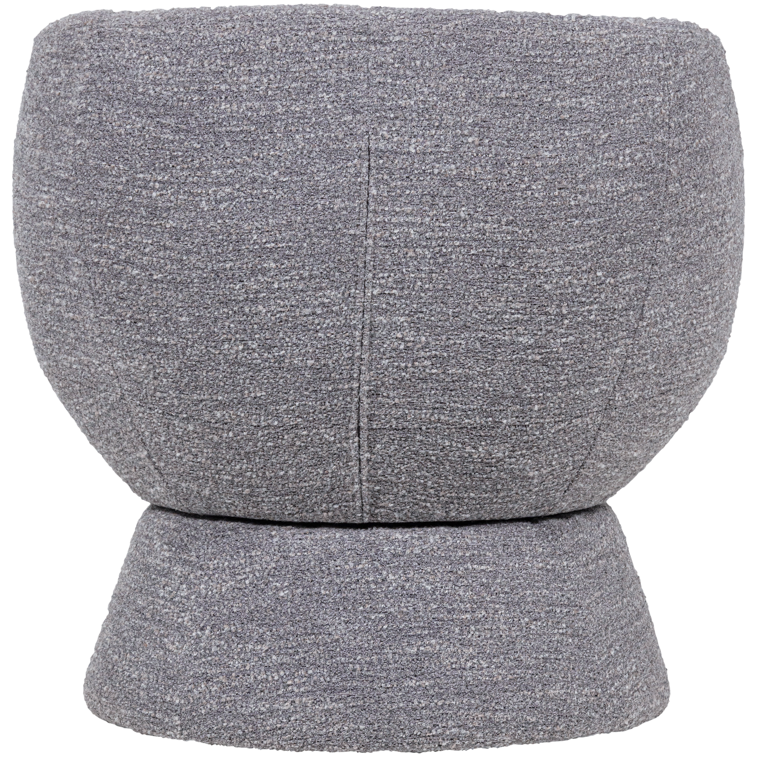 SHUFFLE Gray Mélange Swivel Armchair
