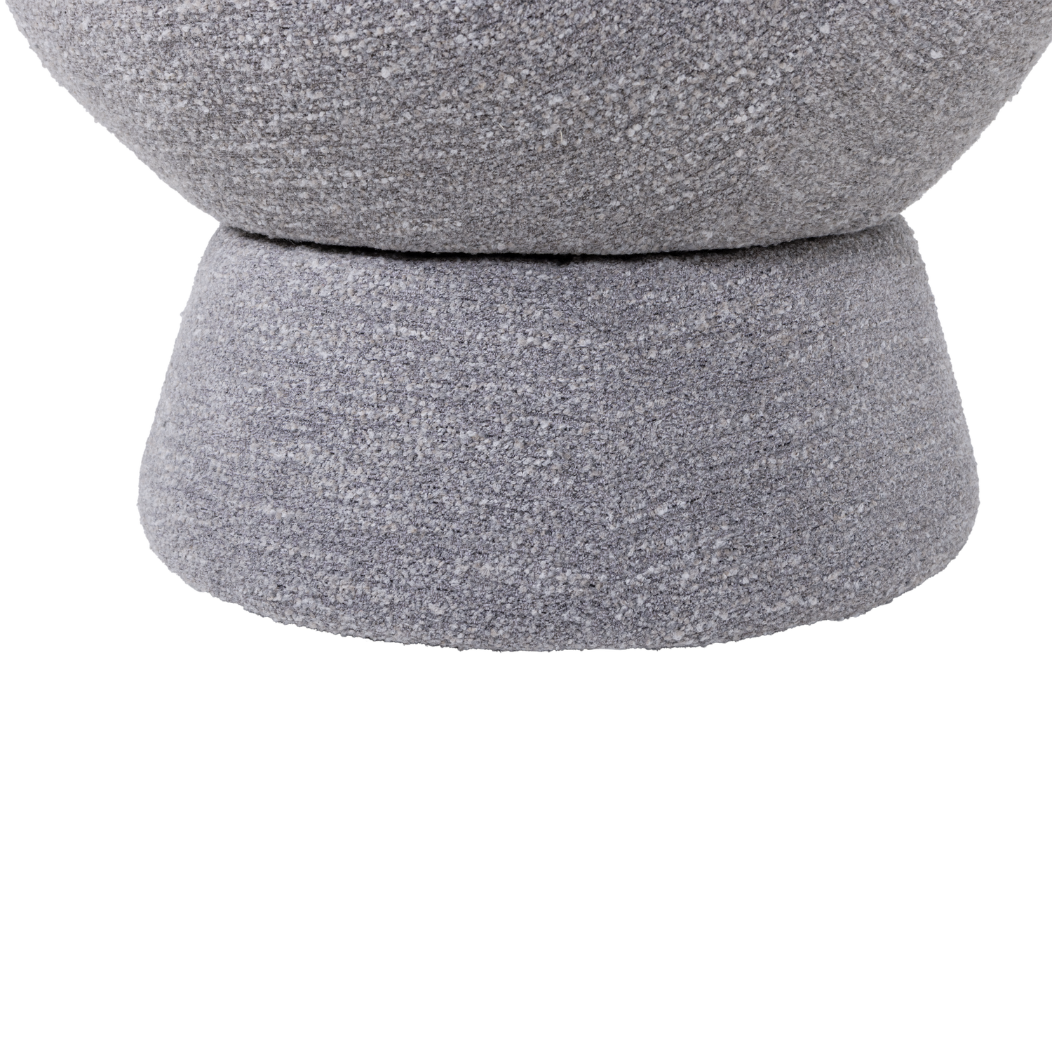 SHUFFLE Gray Mélange Swivel Armchair