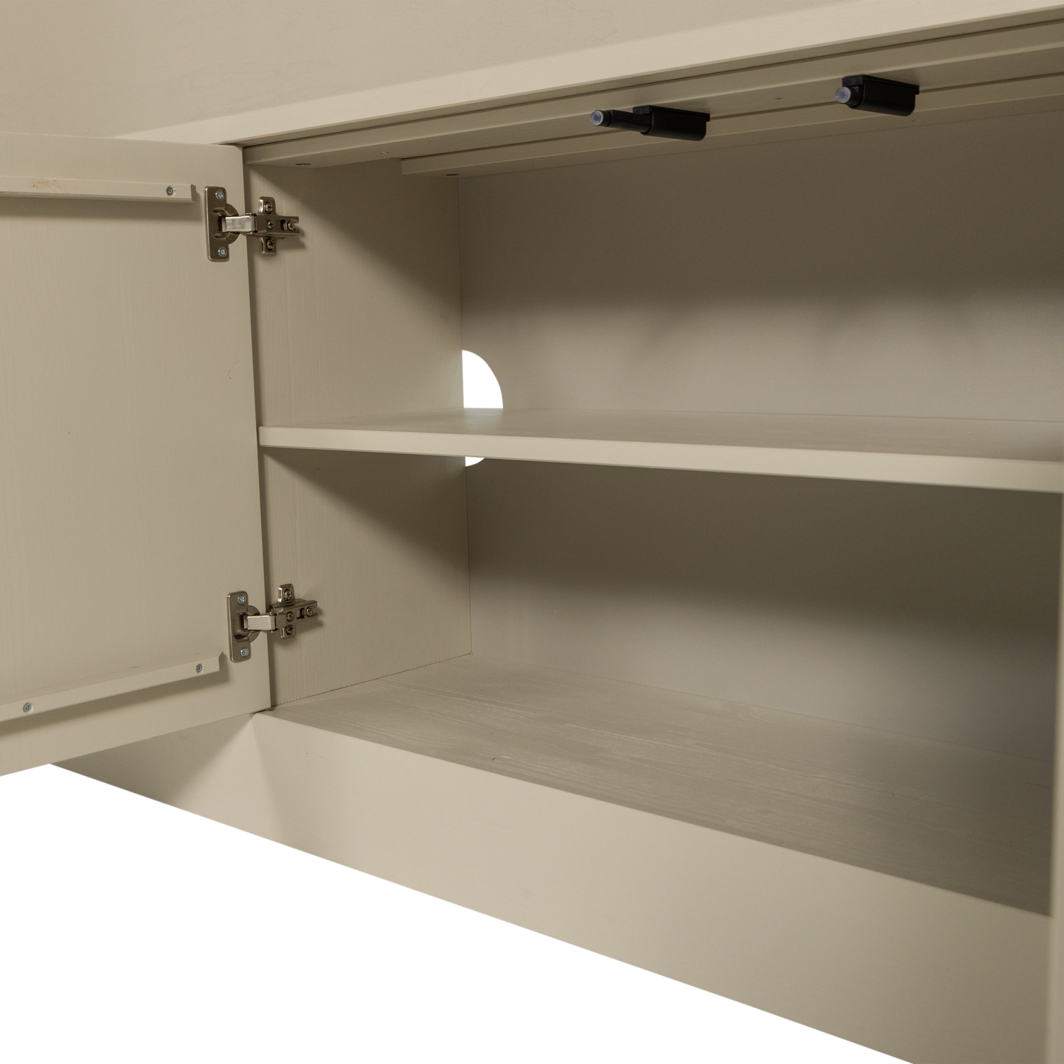 Wallcover Shelf in Gray Beige