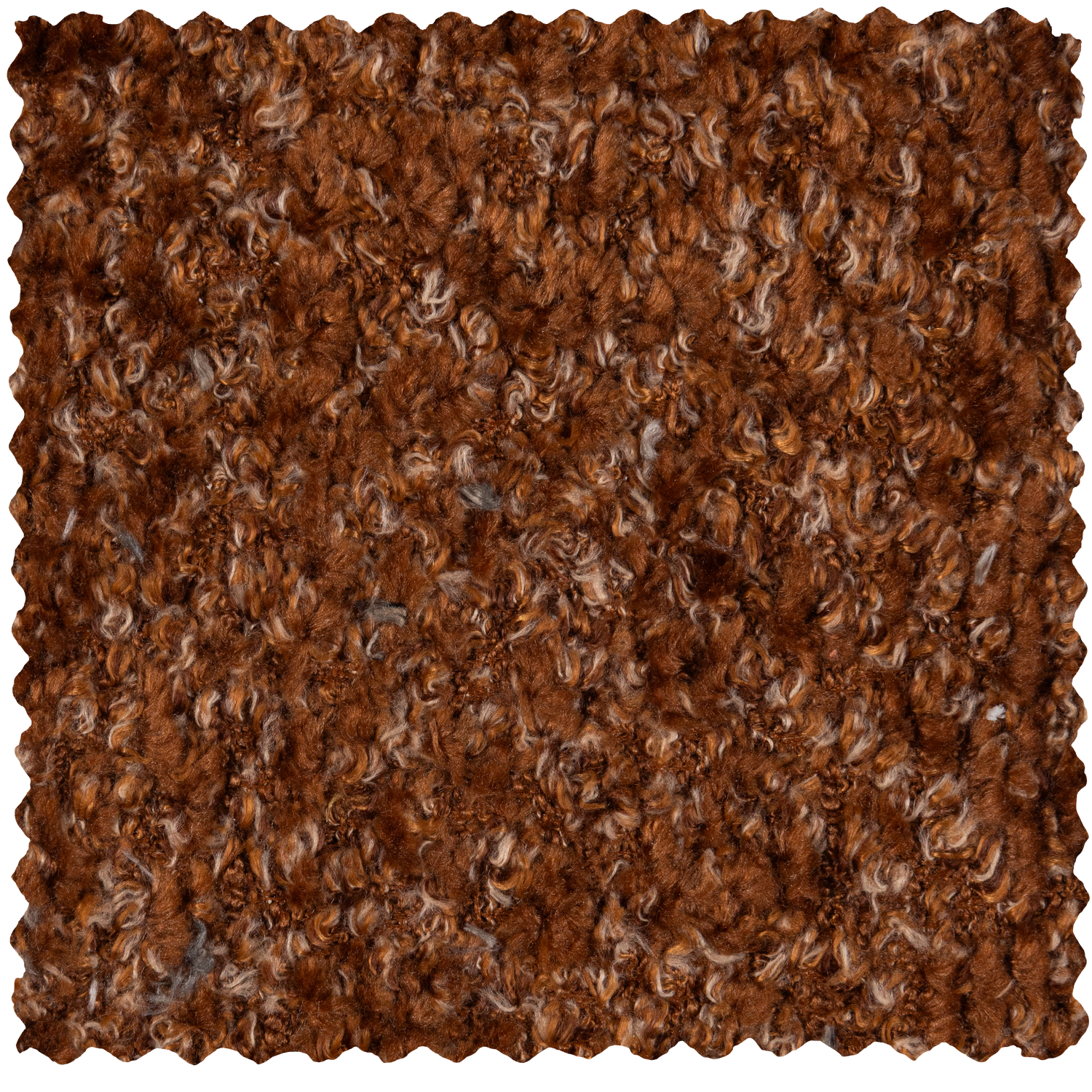 MOJO Modular Sofa - Left-Arm Chaise in Rusty Brown Sheepskin