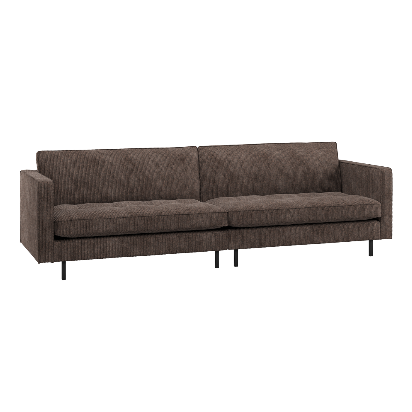 3-Seater Sofa RODEO CLASSIC Brown Corduroy