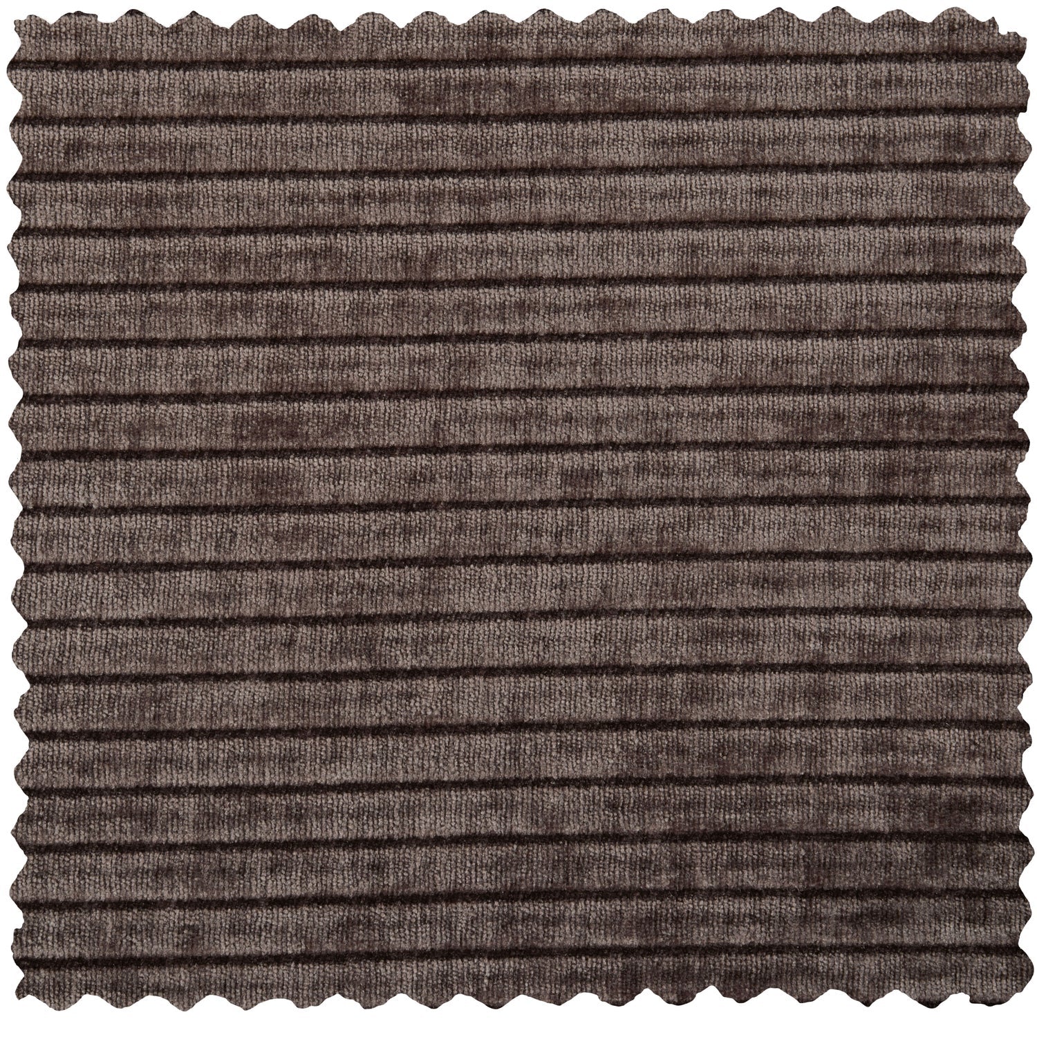 Right-facing Corner Sofa RODEO in Brown Corduroy