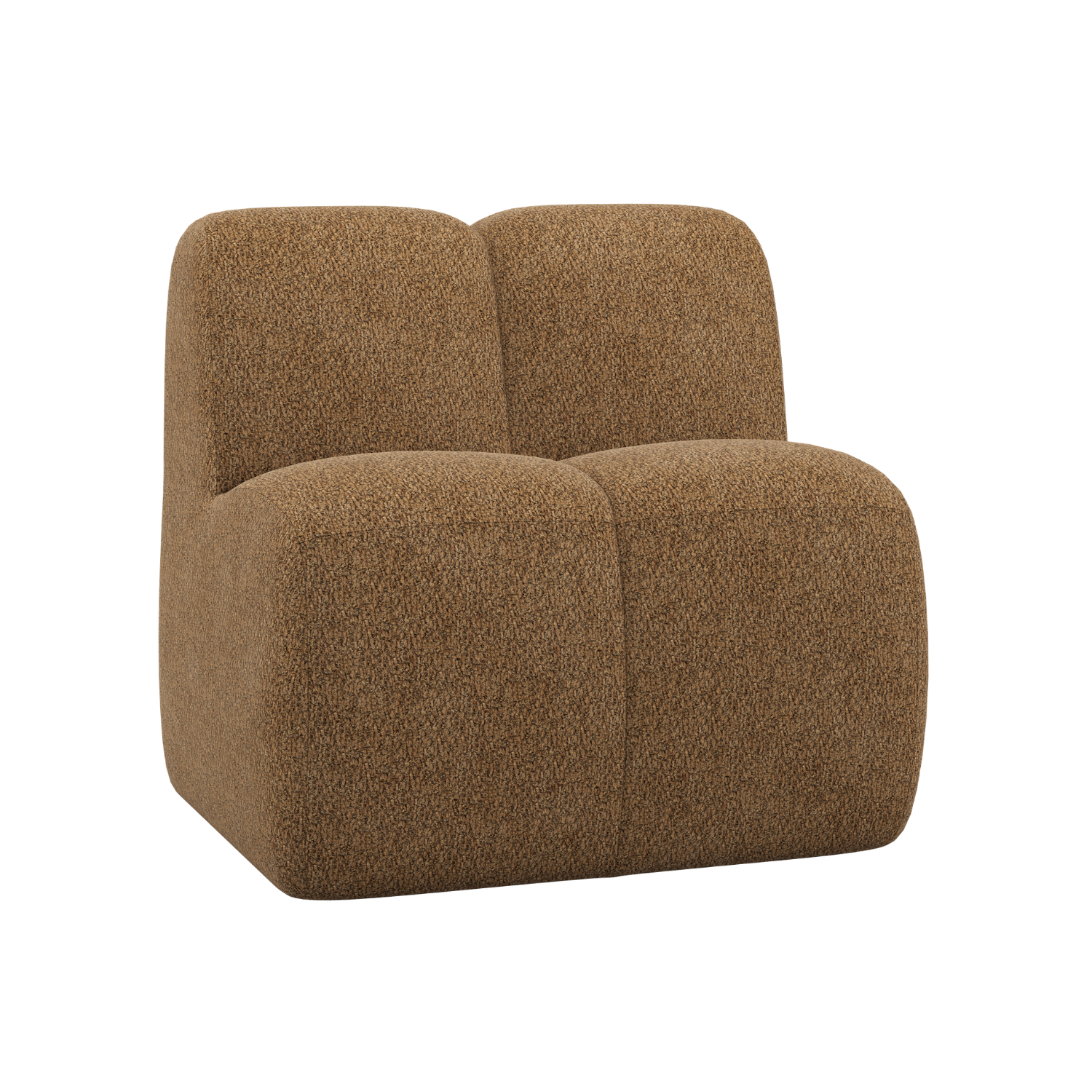 Armchair / MOJO BENCH module honey lamb
