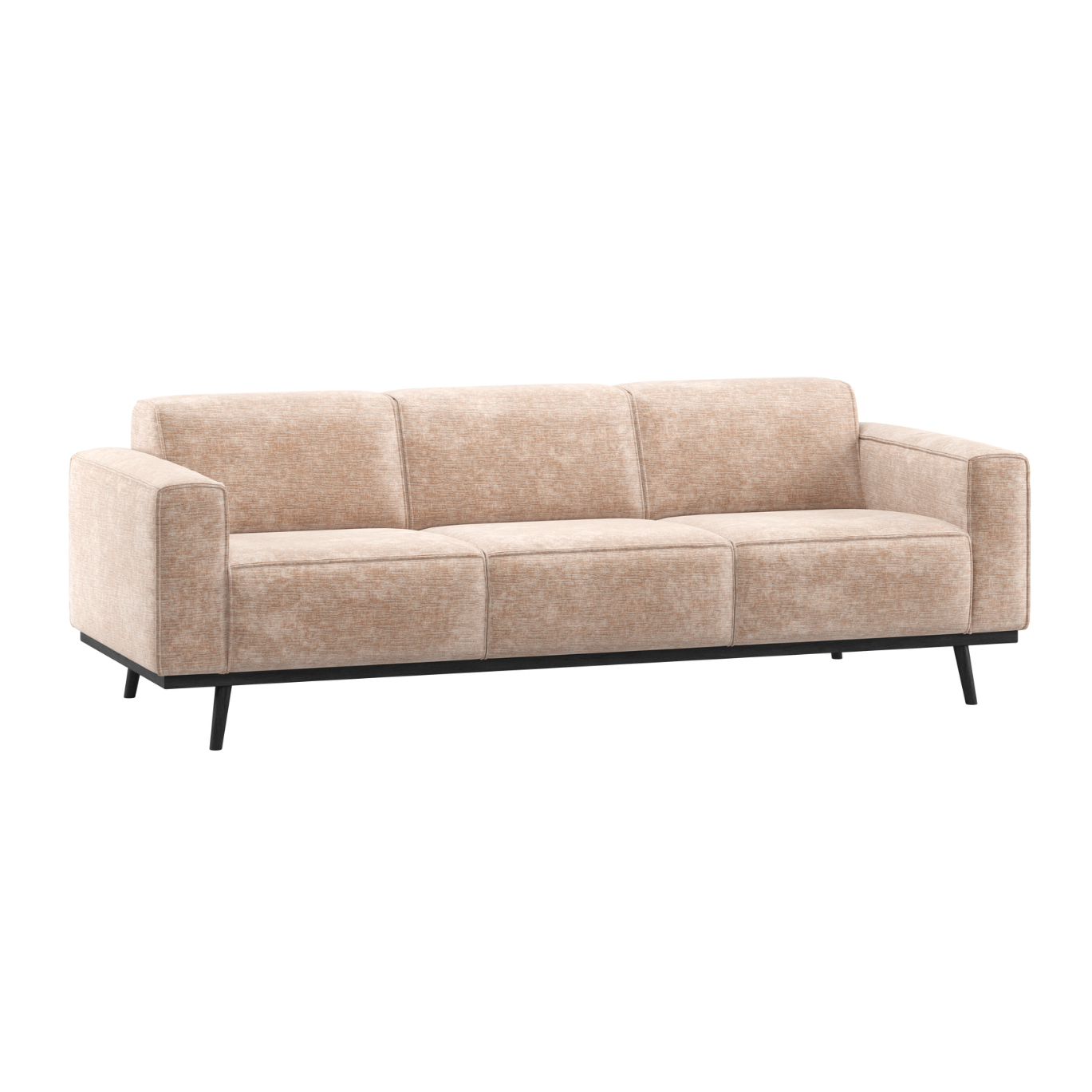 3-Seater Sofa STATEMENT Beige Chenille