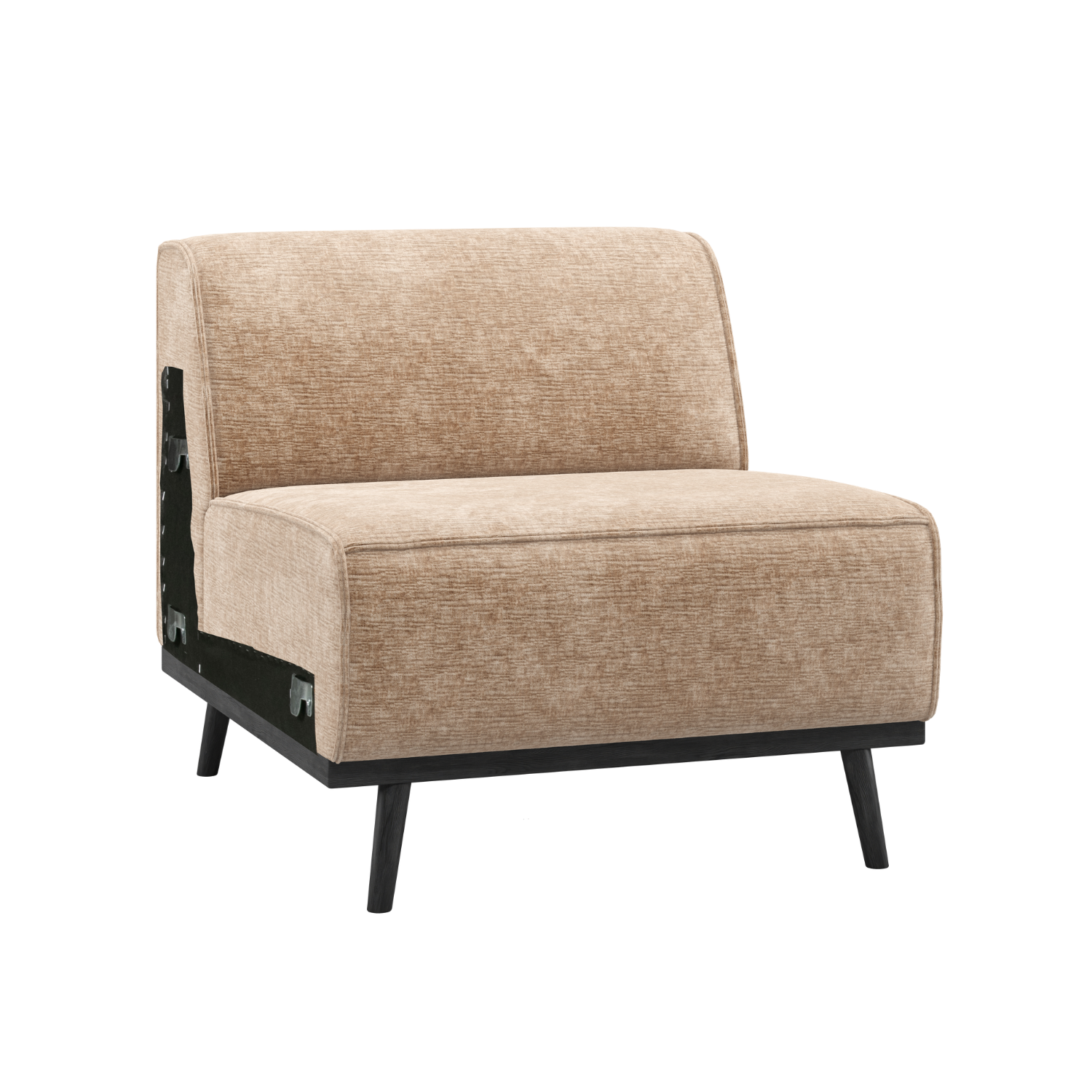 STATEMENT Peach Chenille Sofa Module