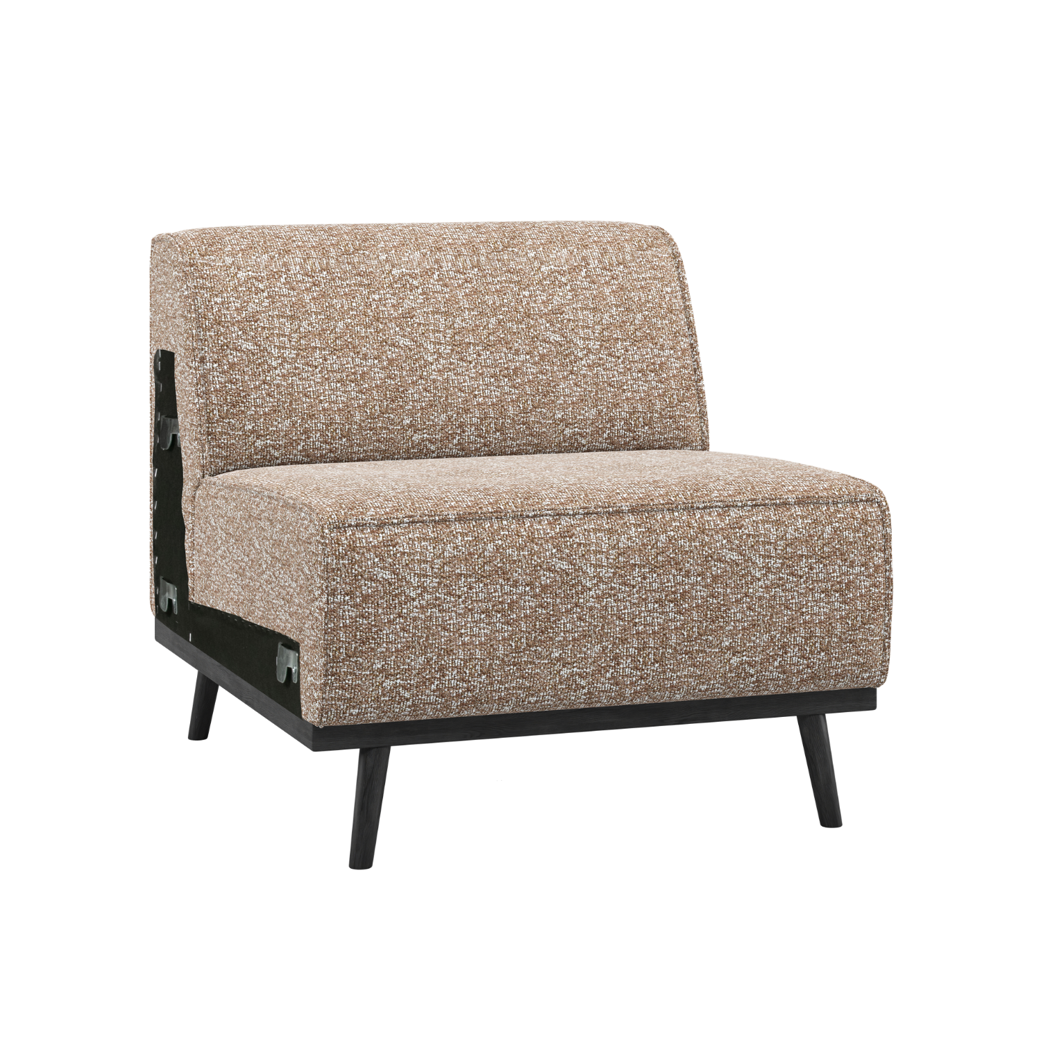 STATEMENT Sofa Module Light Brown Mélange