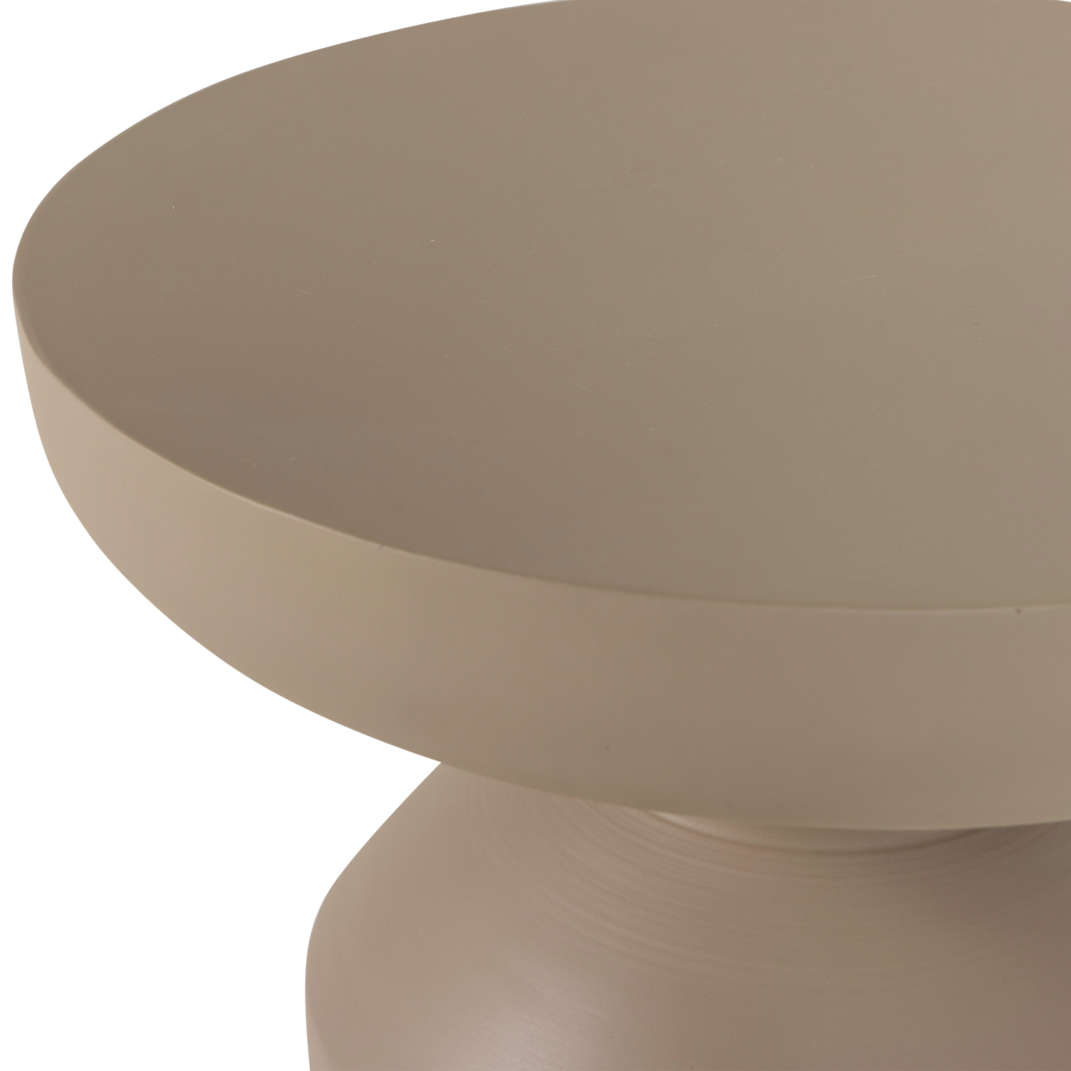 BOVA Beige Side Table