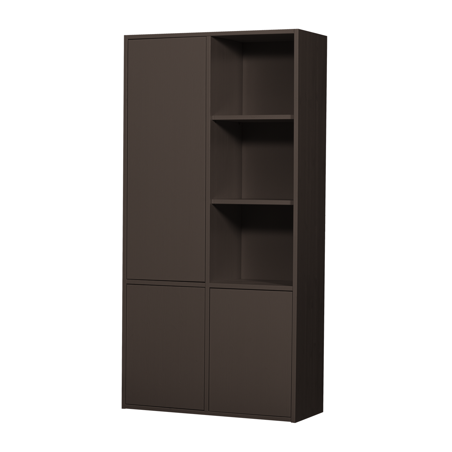MEREL Brown Cabinet Shelf