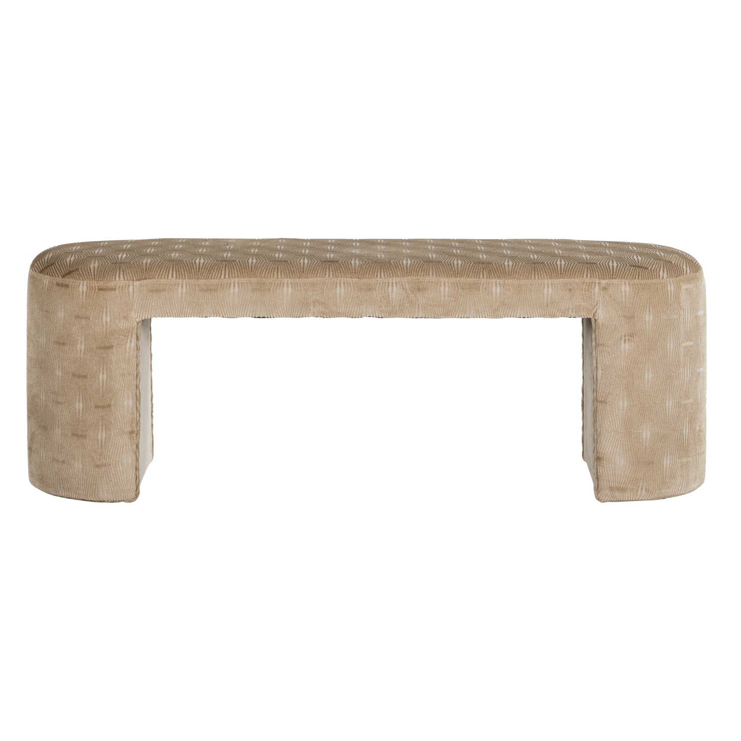 JACOB Bench Beige Striped