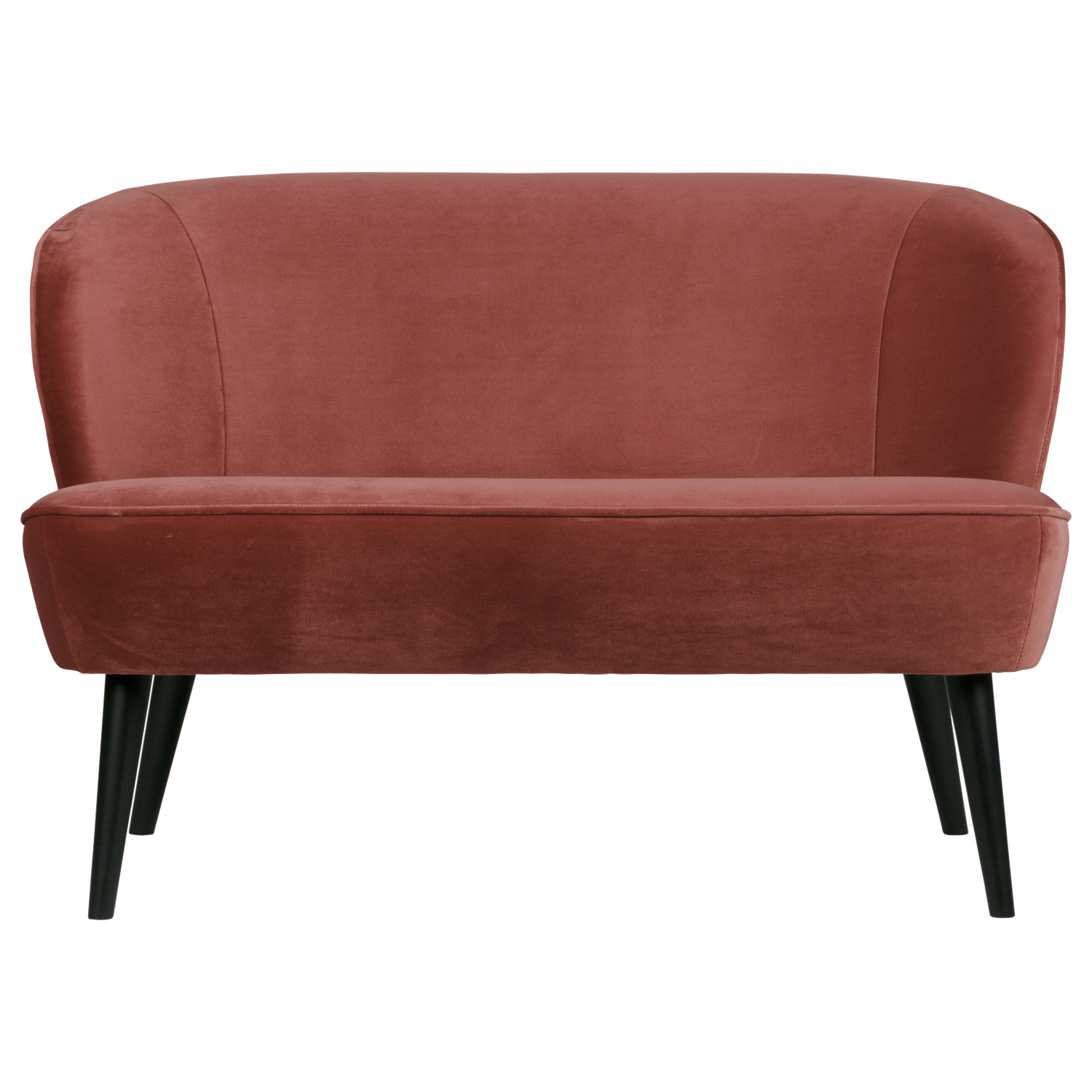 Velvet Sofa SARA Burgundy