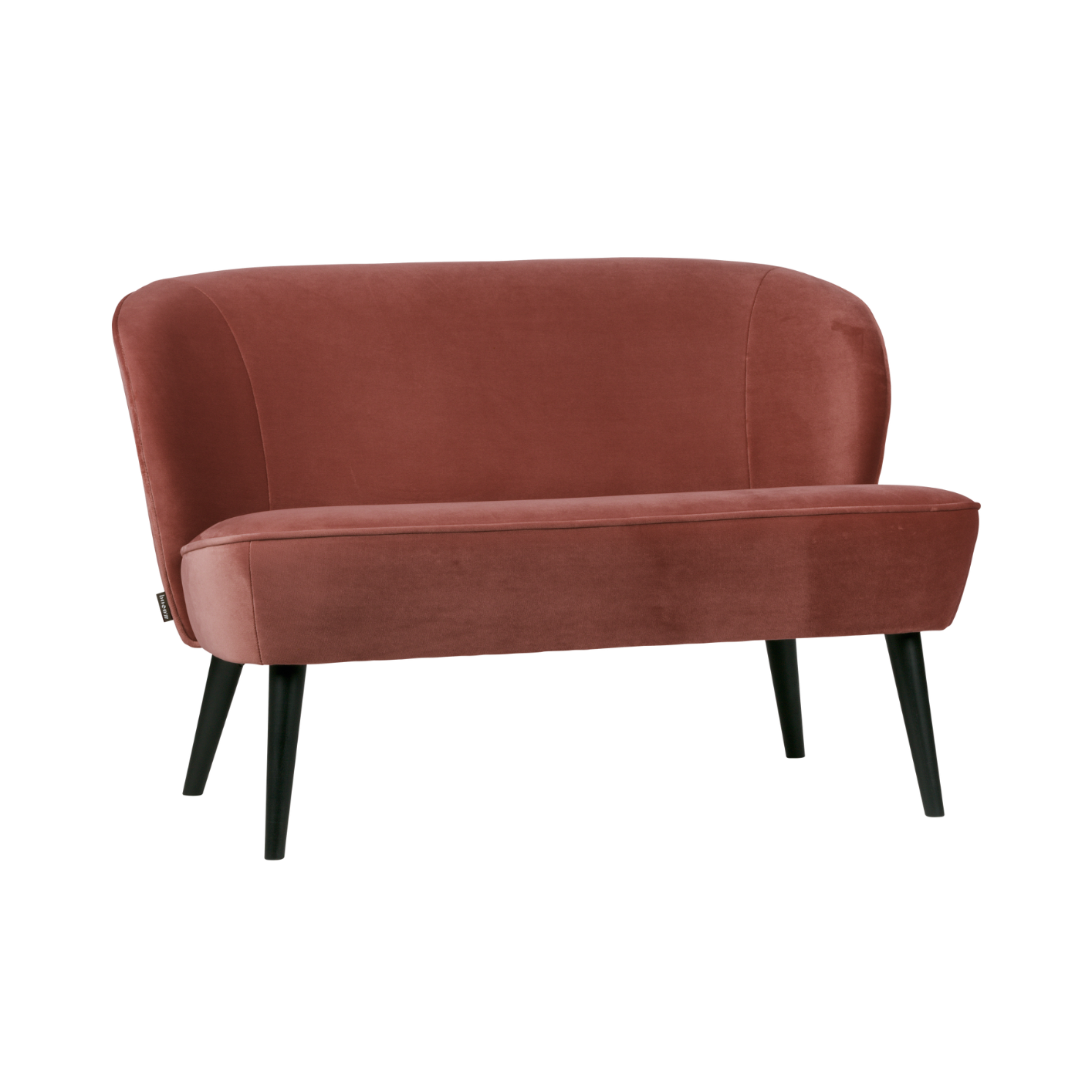 Velvet Sofa SARA Burgundy