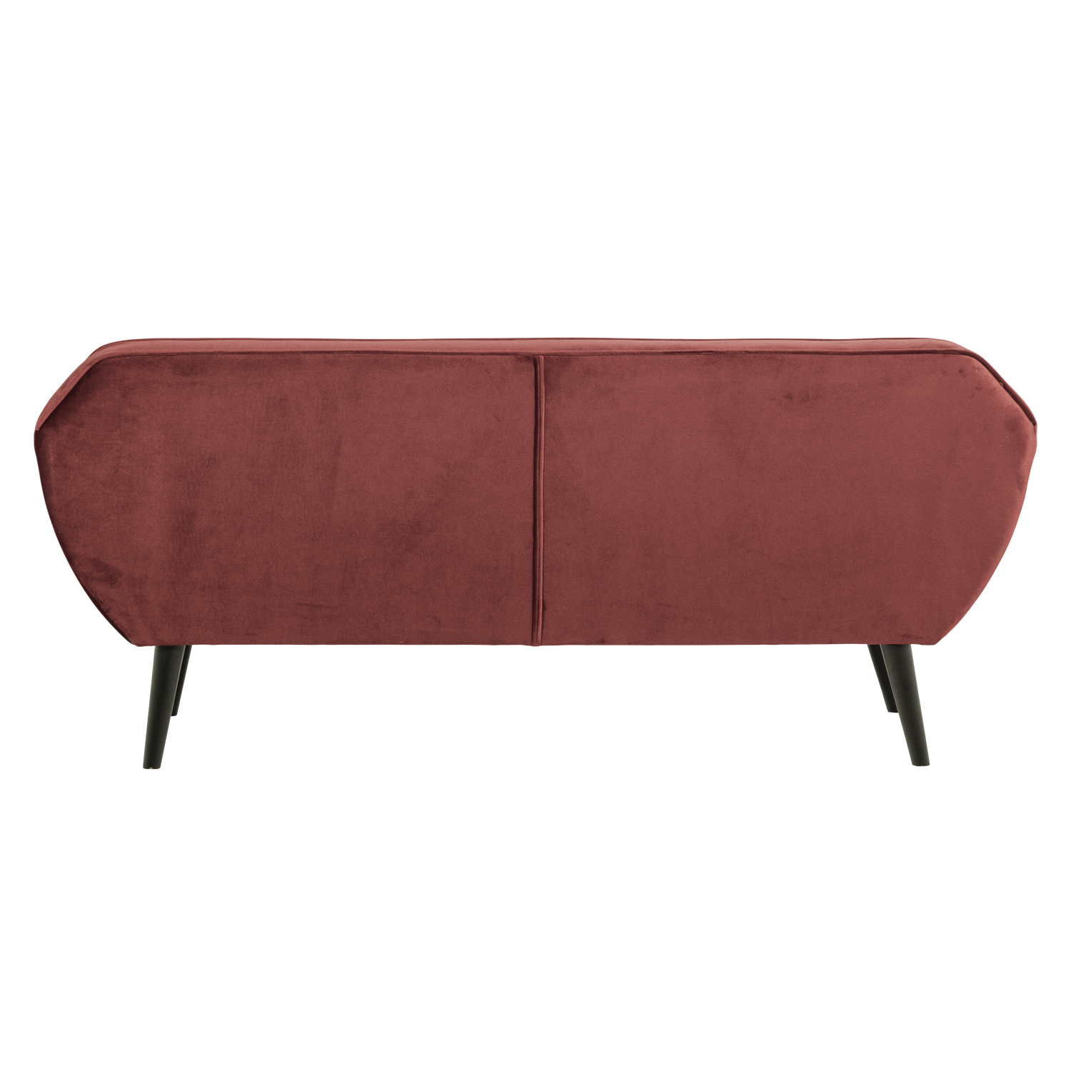 Burgundy 2.5-Seater Velvet Sofa ROCCO