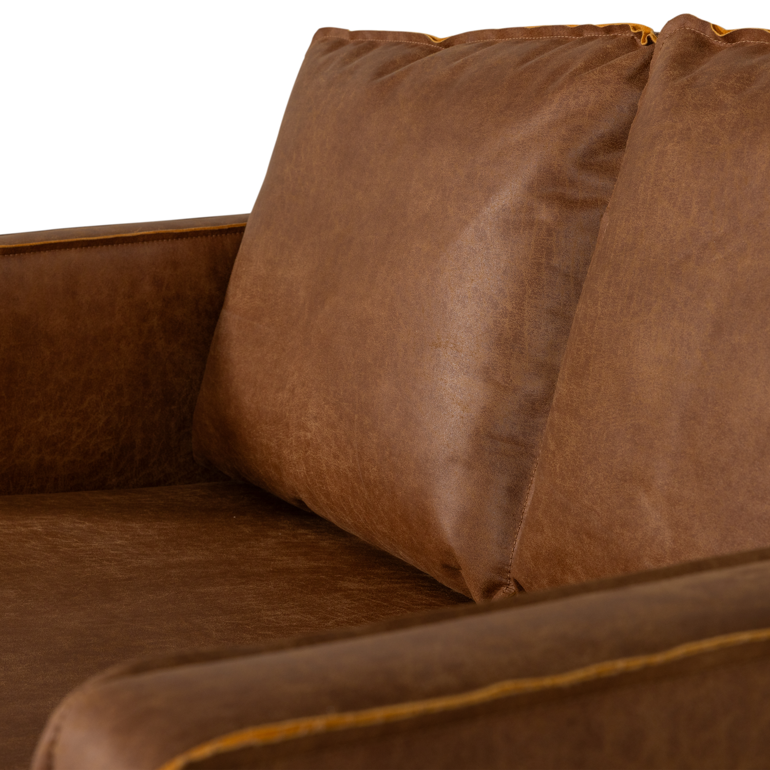 2-Seater Sofa RODEO Cognac Eco-Leather