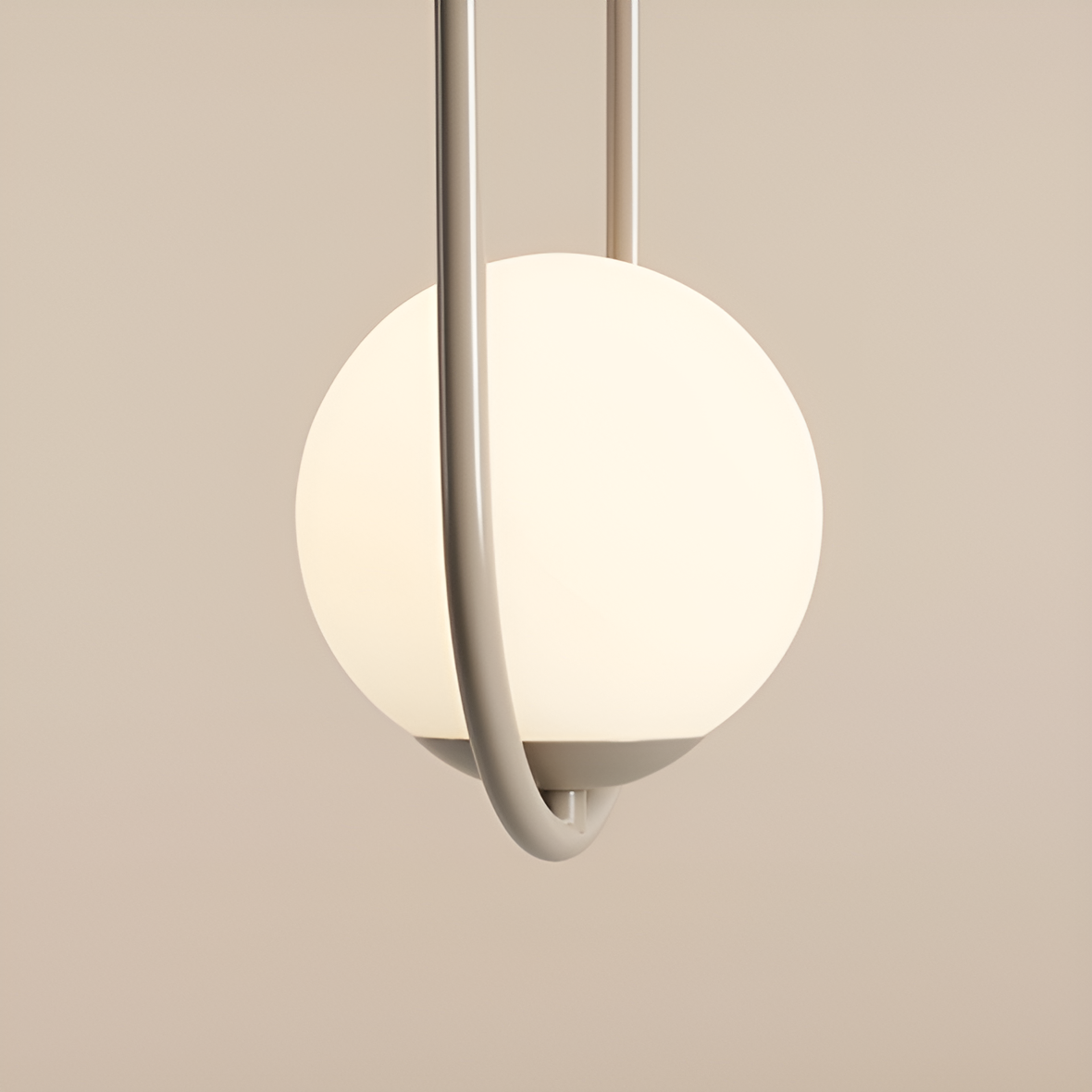 Hängelampe RIVA DUO beige