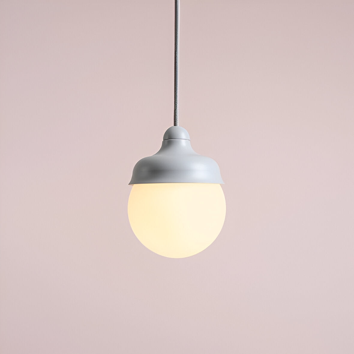 Hanging lamp gray wave