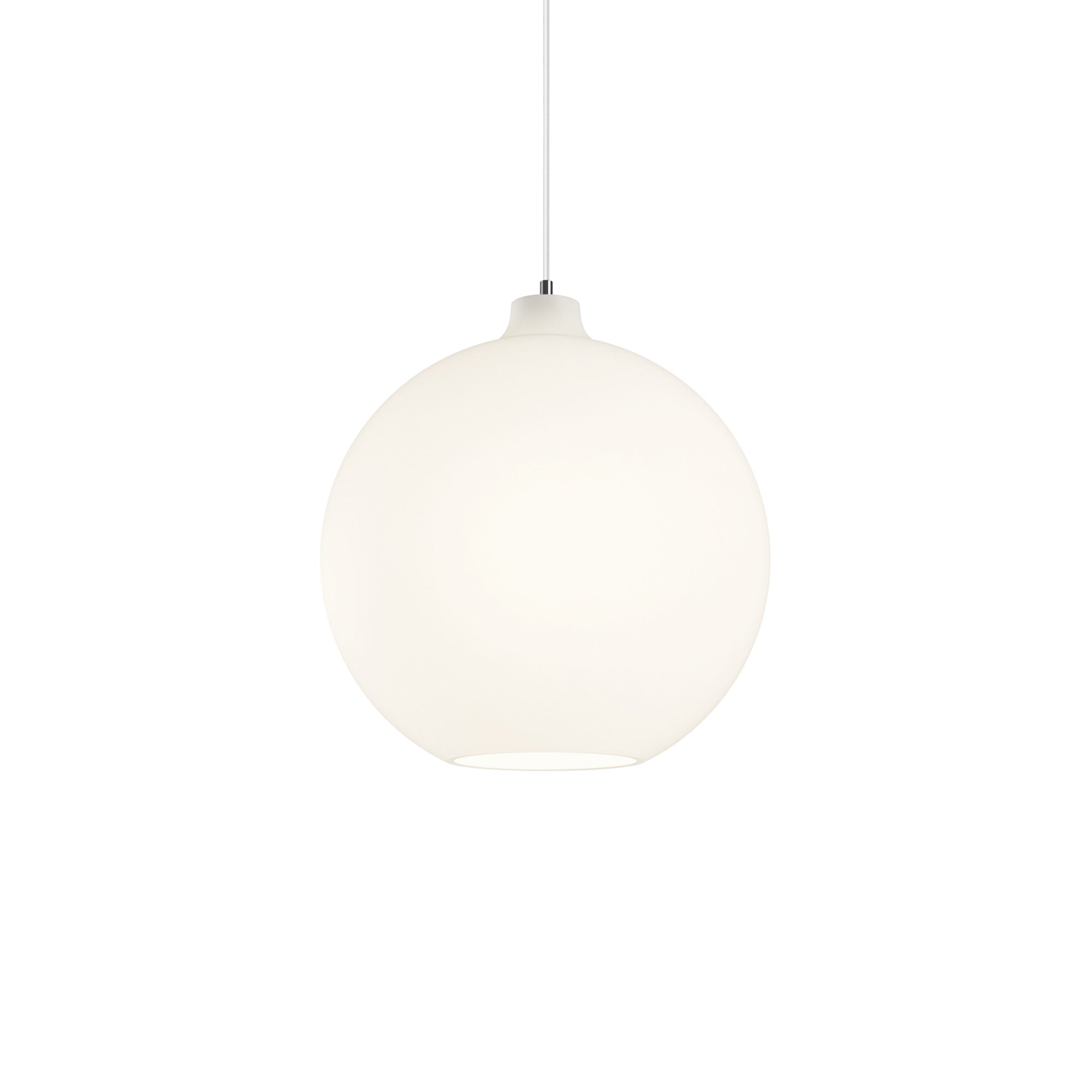 WOHLERT pendant lamp white glass