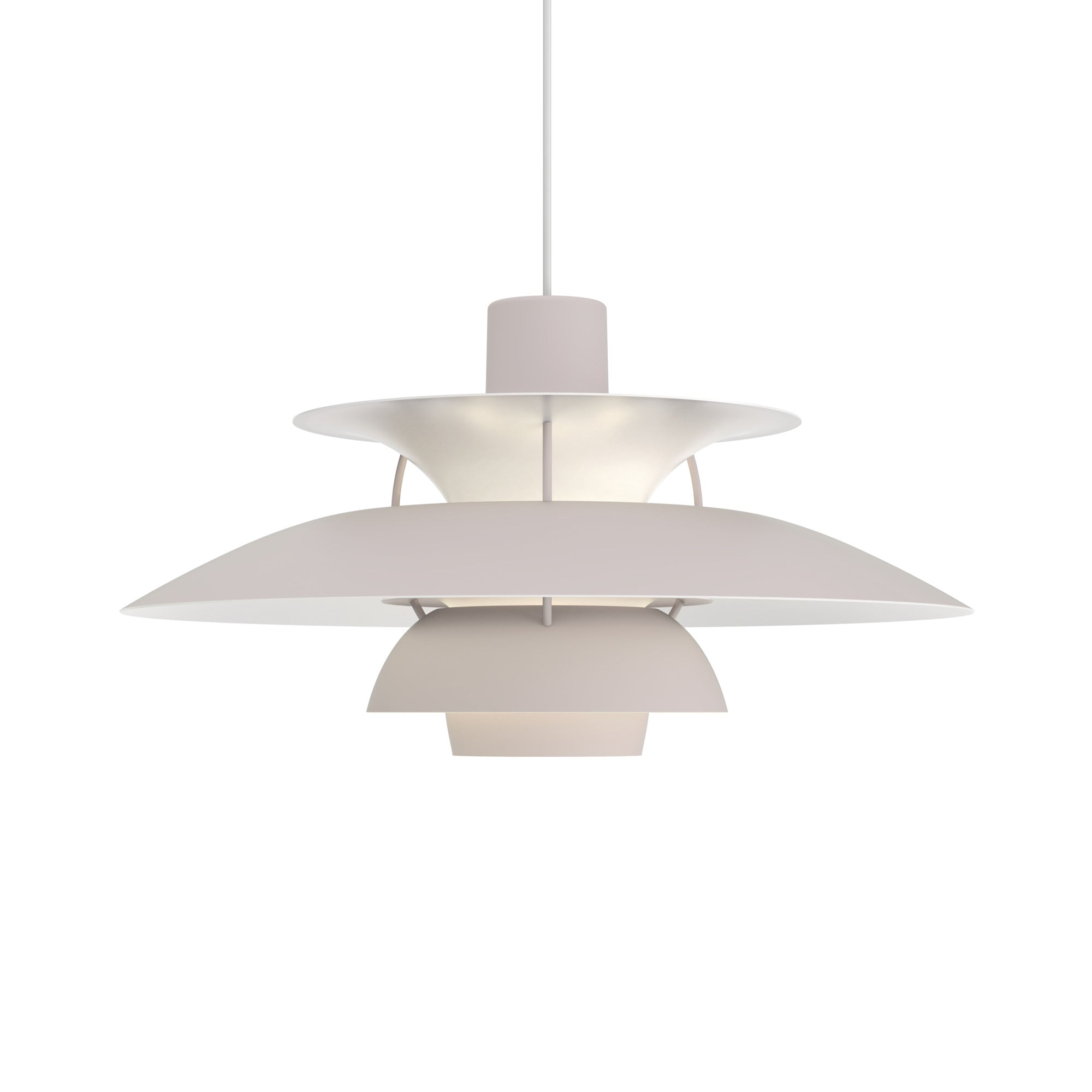 Lampa wisząca PH 5 monochromatyczny ostrygowy szary