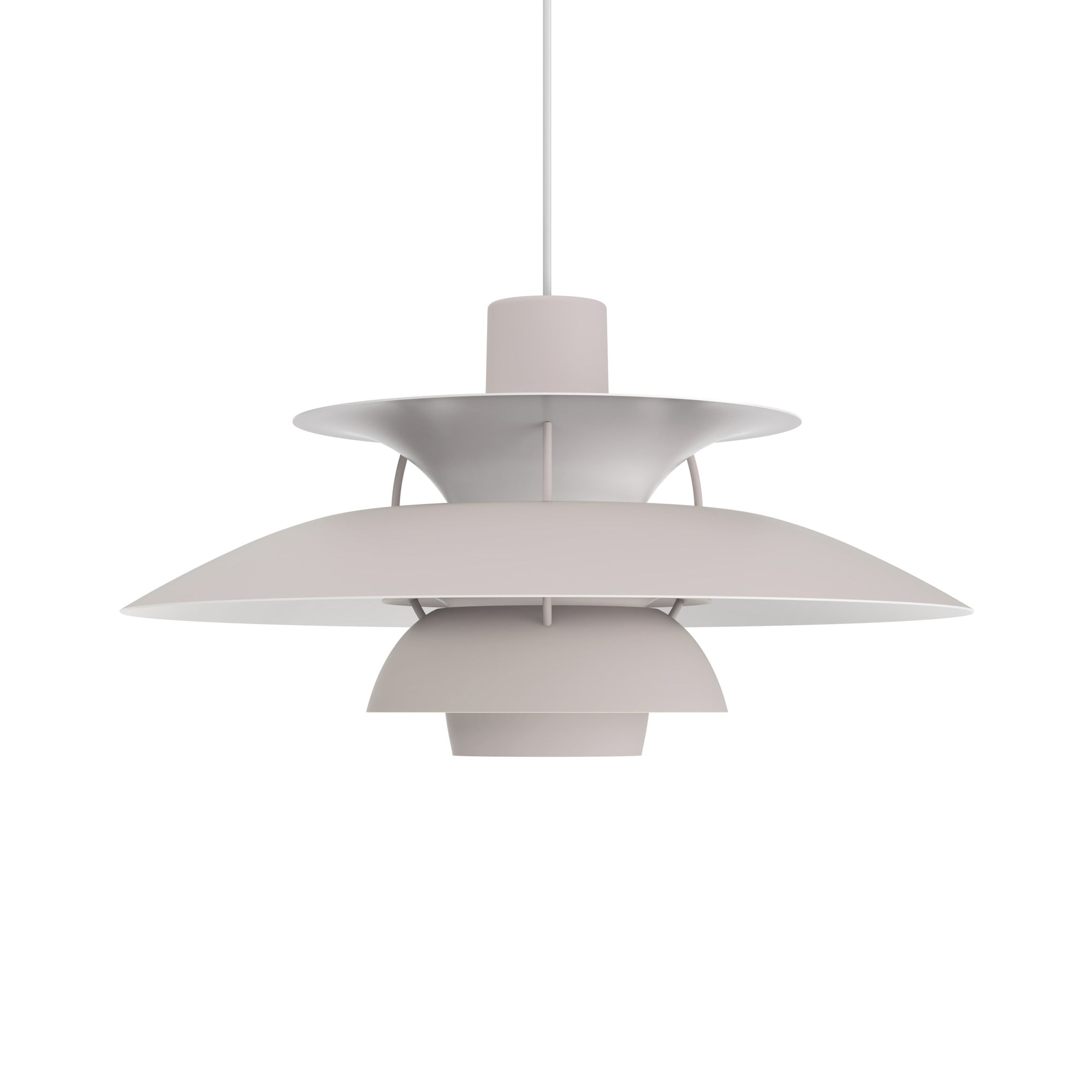 Lampa wisząca PH 5 monochromatyczny ostrygowy szary