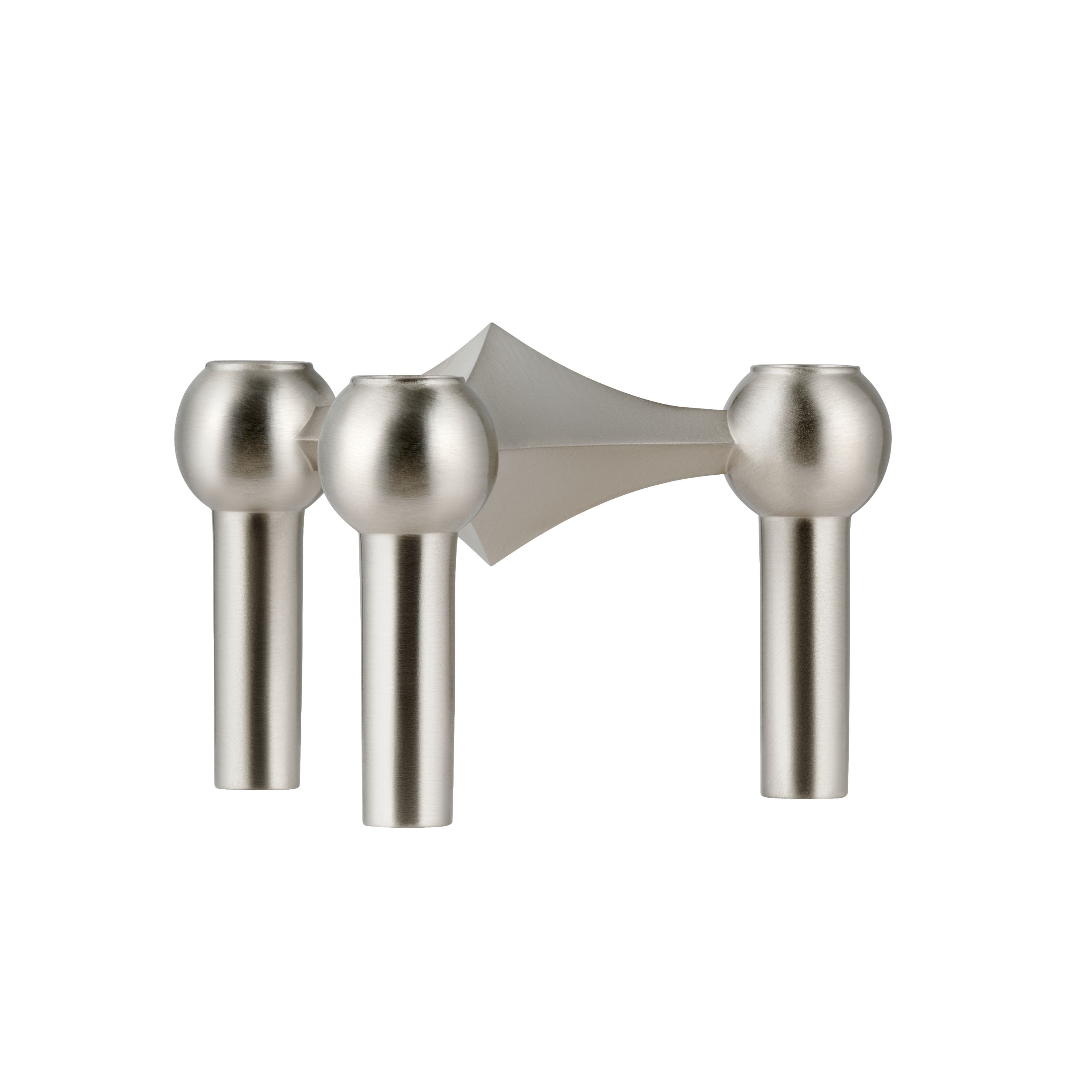 STOFF NAGEL Candle Holder Brushed Chrome